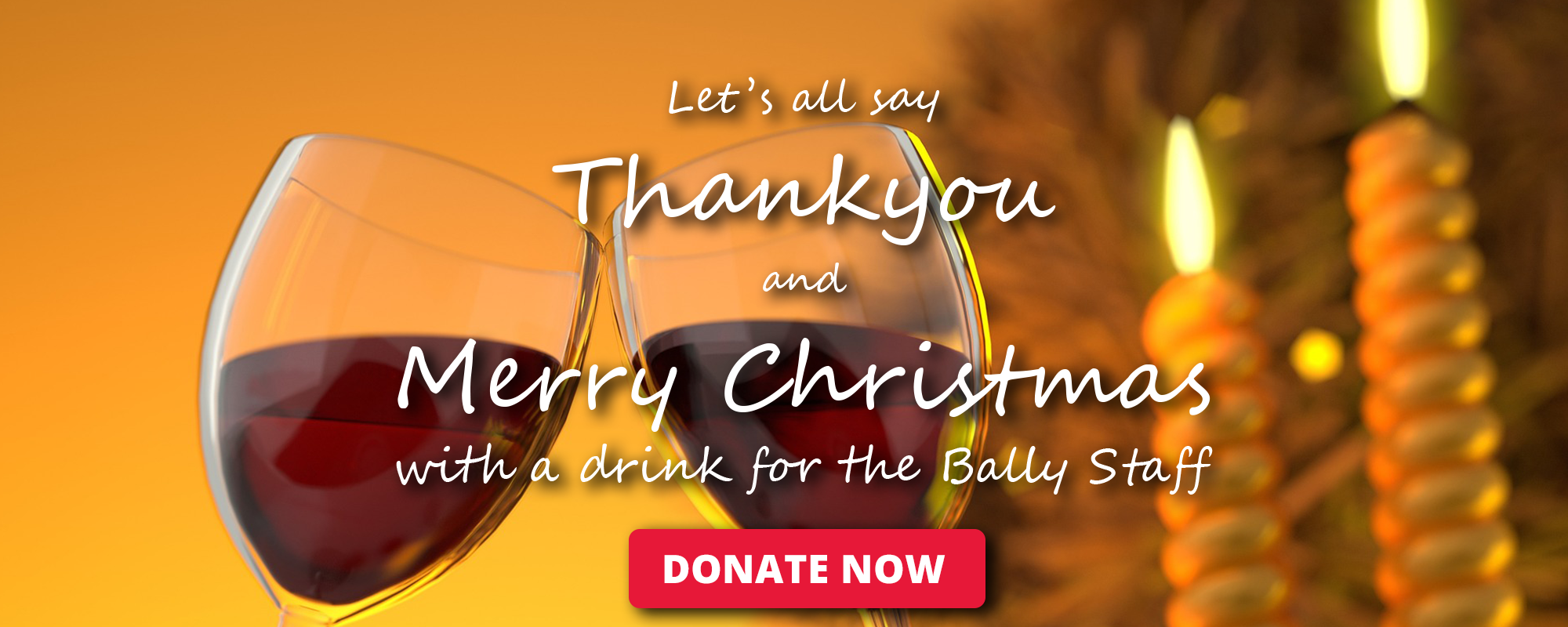 Say thank you! Buy a staff member a drink this Christmas!