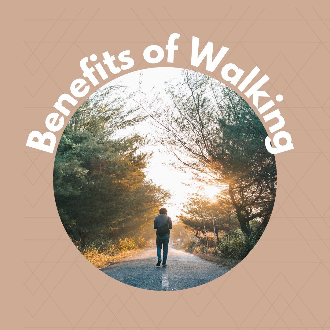 You may not realize it, but there are a lot of benefits to getting your steps in each day, including: 
-Improves heart health 
-Increases metabolic rate
-Boosts memory 🧠
-Improves mood
#HealthyLiving #Walking #MoveYourBody #Steps