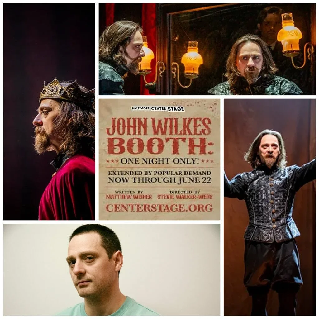 Wishing a Happy Opening to @robbietann and the world premiere of John Wilkes Booth: One Night Only! at @bmorecenterstage.