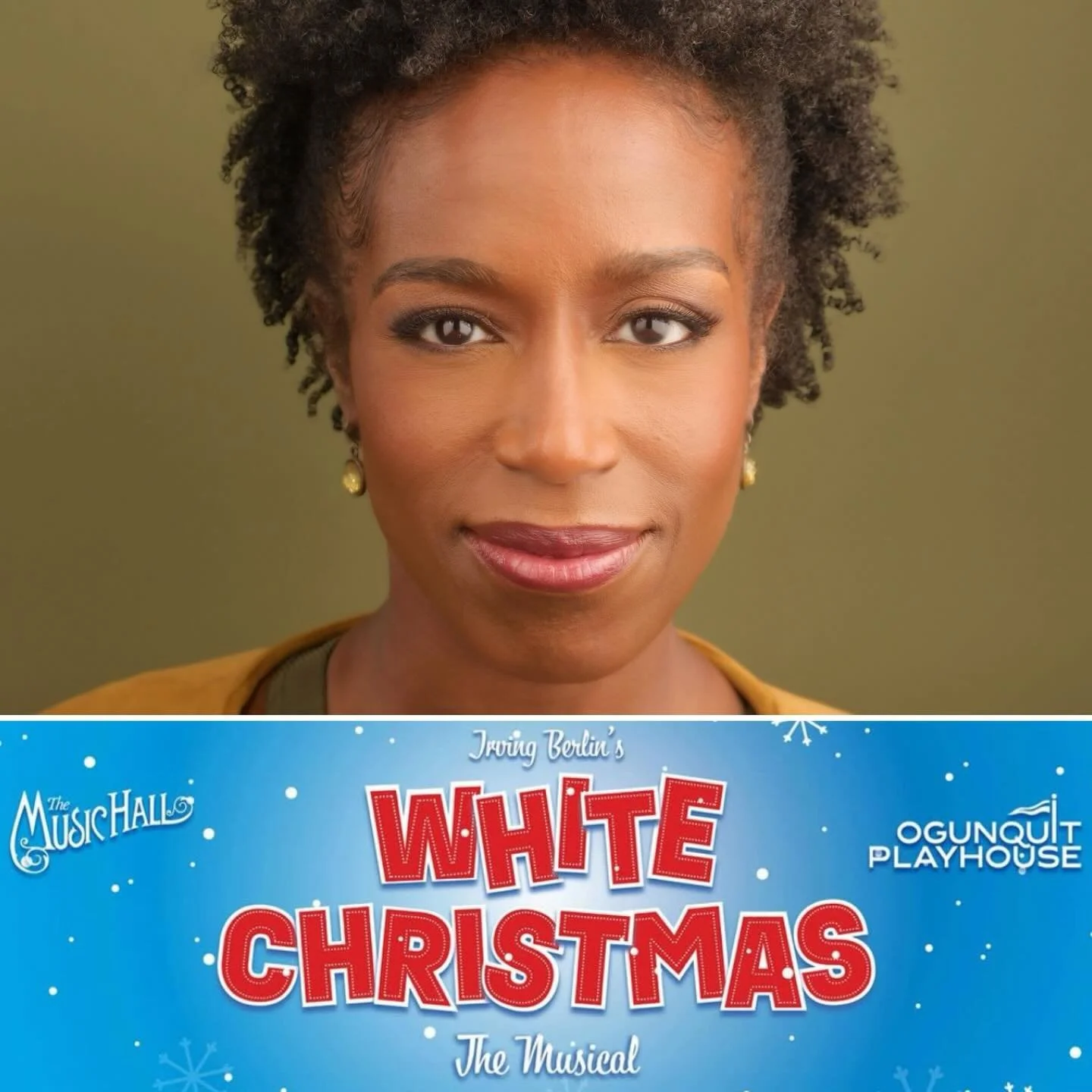 &lsquo;Tis the season!  Wishing a Happy Opening to Felicia Curry (@thefeliciacurry) and the @ogunquitplayhouse production of White Christmas. ❄️