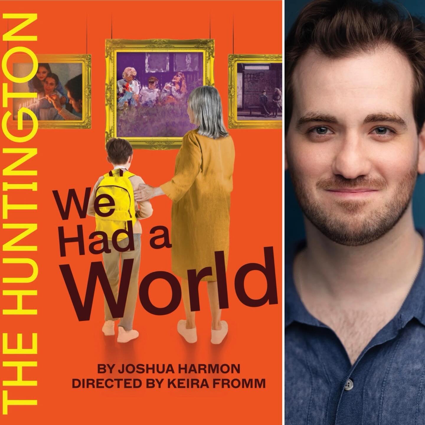Happy Opening to Will Conard, starring as &ldquo;Joshua&rdquo; in Joshua Harmon&rsquo;s WE HAD A WORLD at the @huntingtontheatre!  #wehadaworldbos #huntingtontheater
