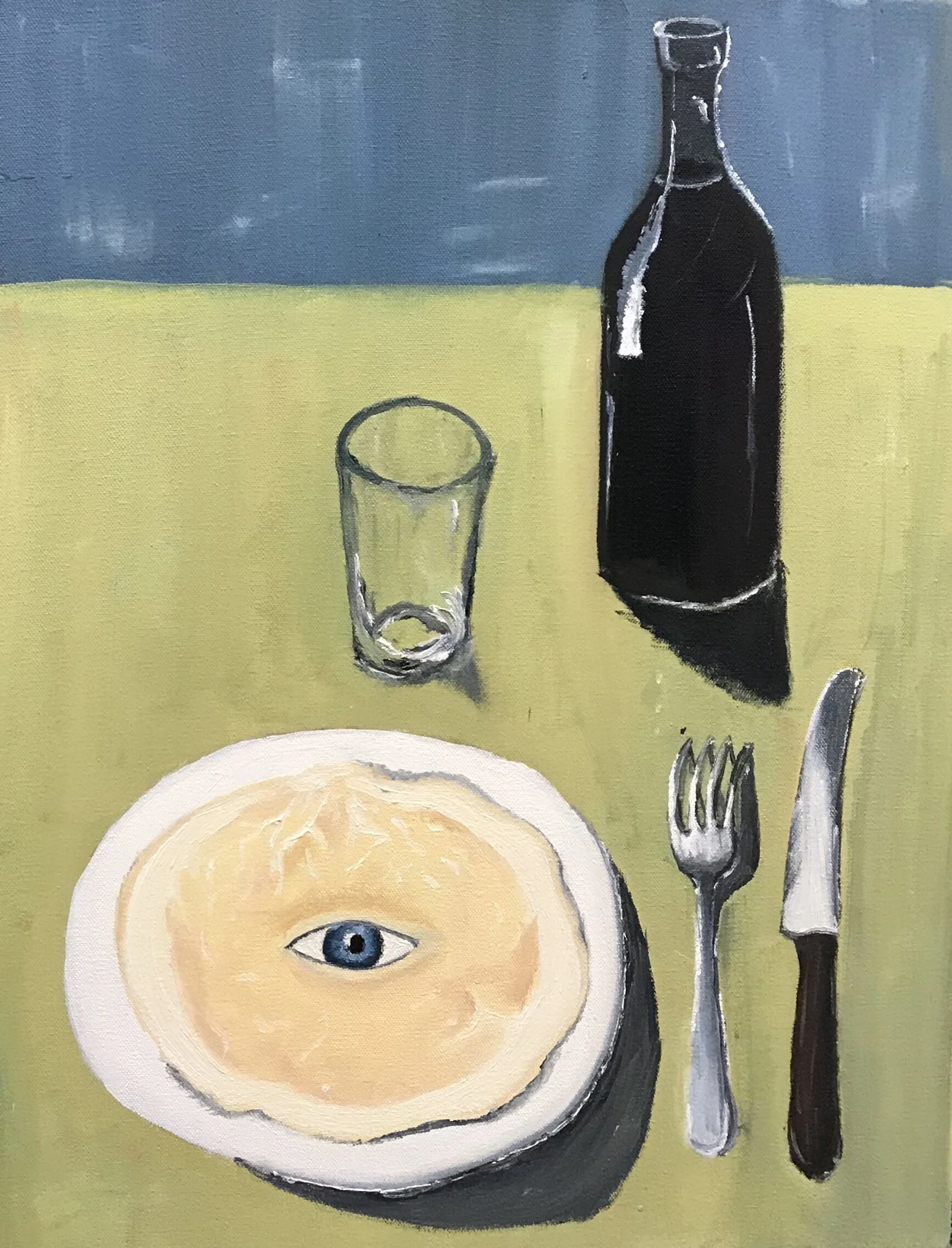 Amy style of Magrittes “The Portrait” 