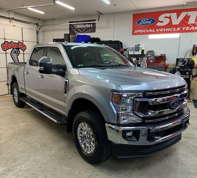Greg Hildebrand&rsquo;s 2020 Super Duty F250 7.3 XLT in for single stage paint correction and two stage ceramic. TSP loves Ford trucks too!
Awesome truck Greg!
