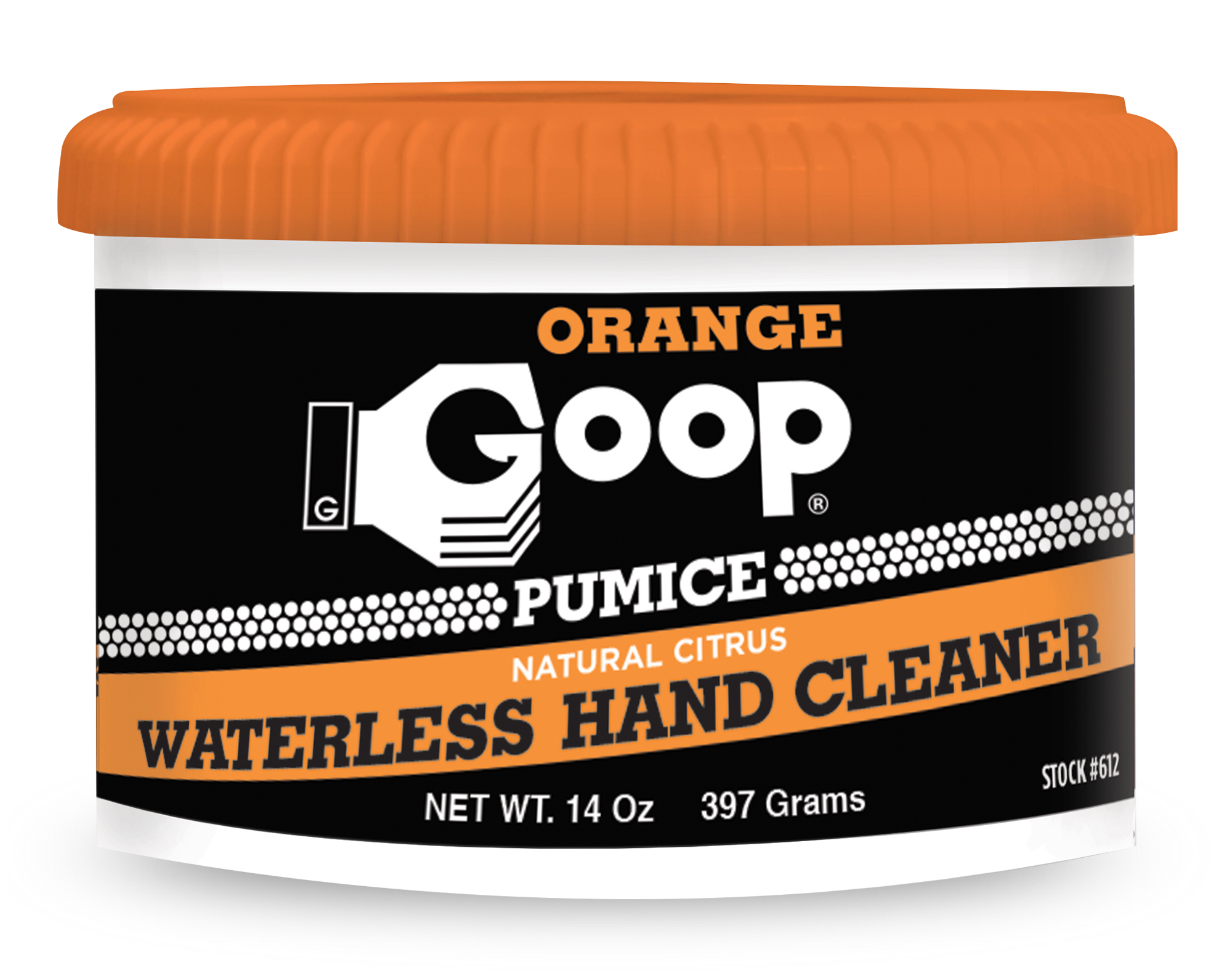 Orange Goop Gel Hand Cleaner with Pumice