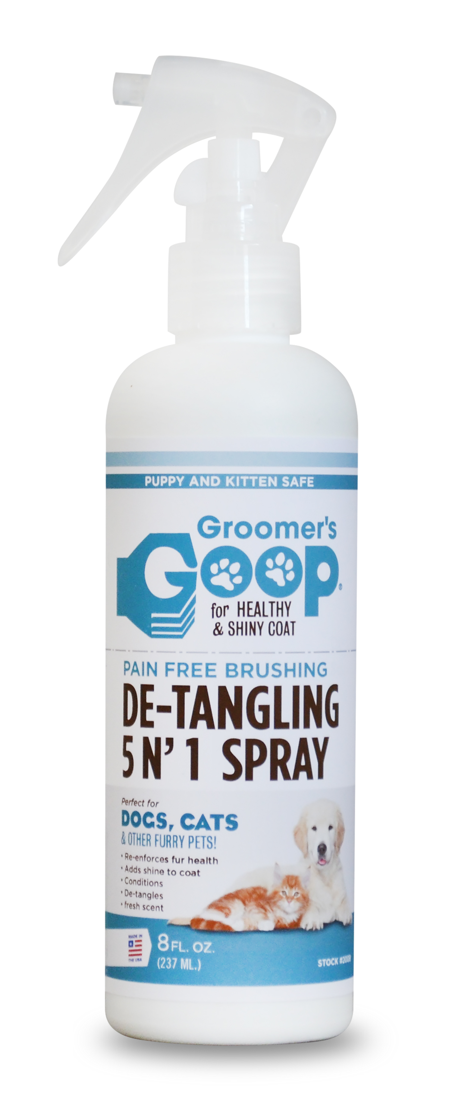 - Groomer's Goop Detangling Spray - 8 oz. Bottle