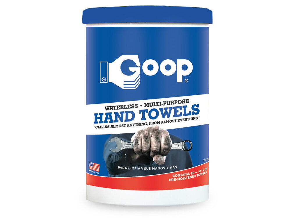 Goop Multi-Purpose Hand Cleaner Towels - 90 Towel Dispenser