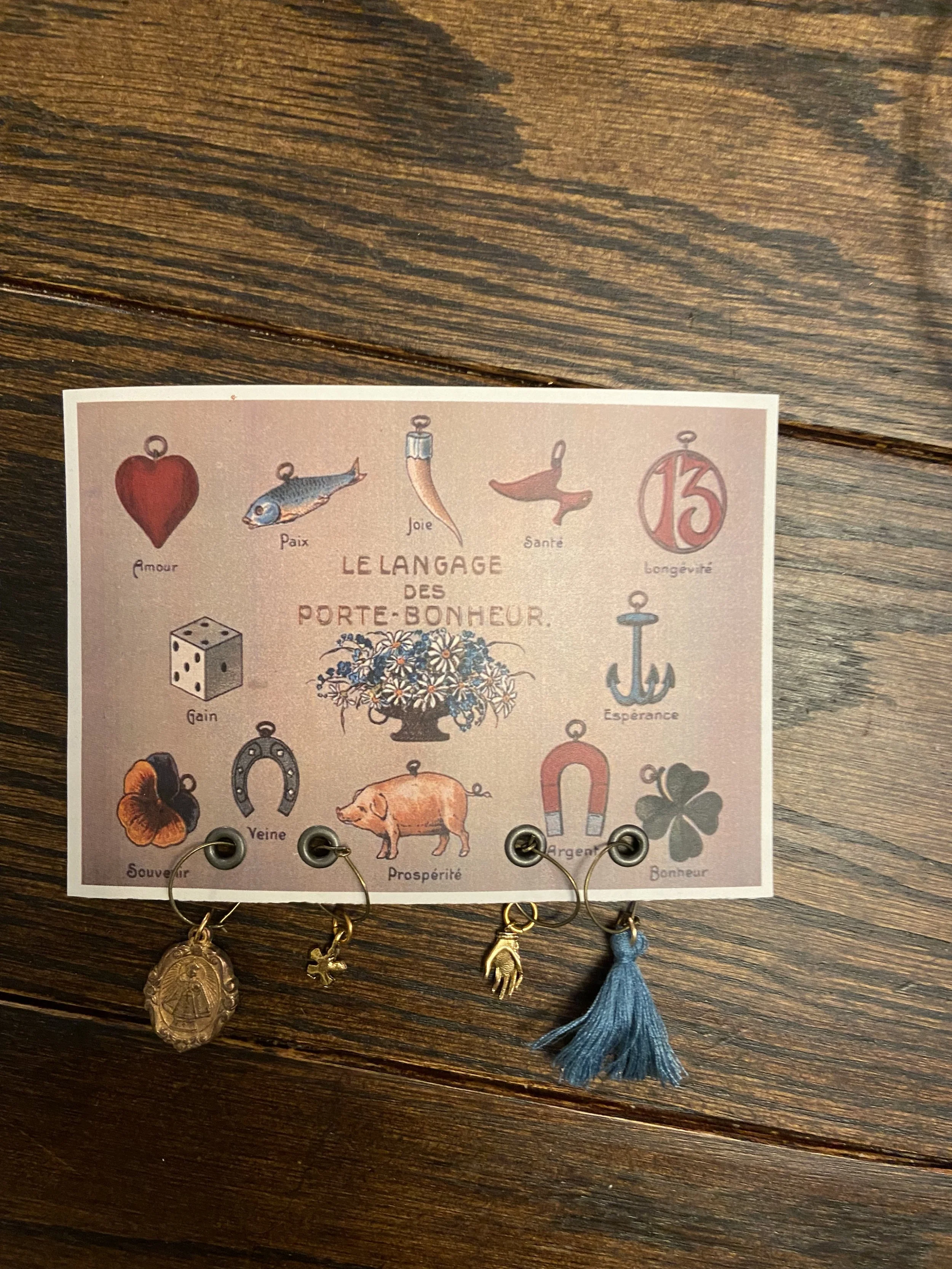 100% Merino Wool Felt & Leather Coaster Charms