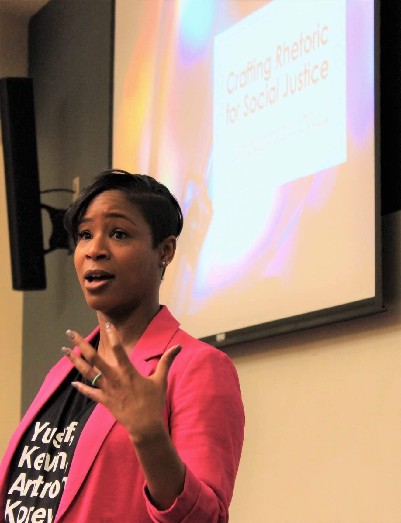 “Crafting Rhetoric for Social Justice” guest lecture at the University of New Mexico’s School of Law