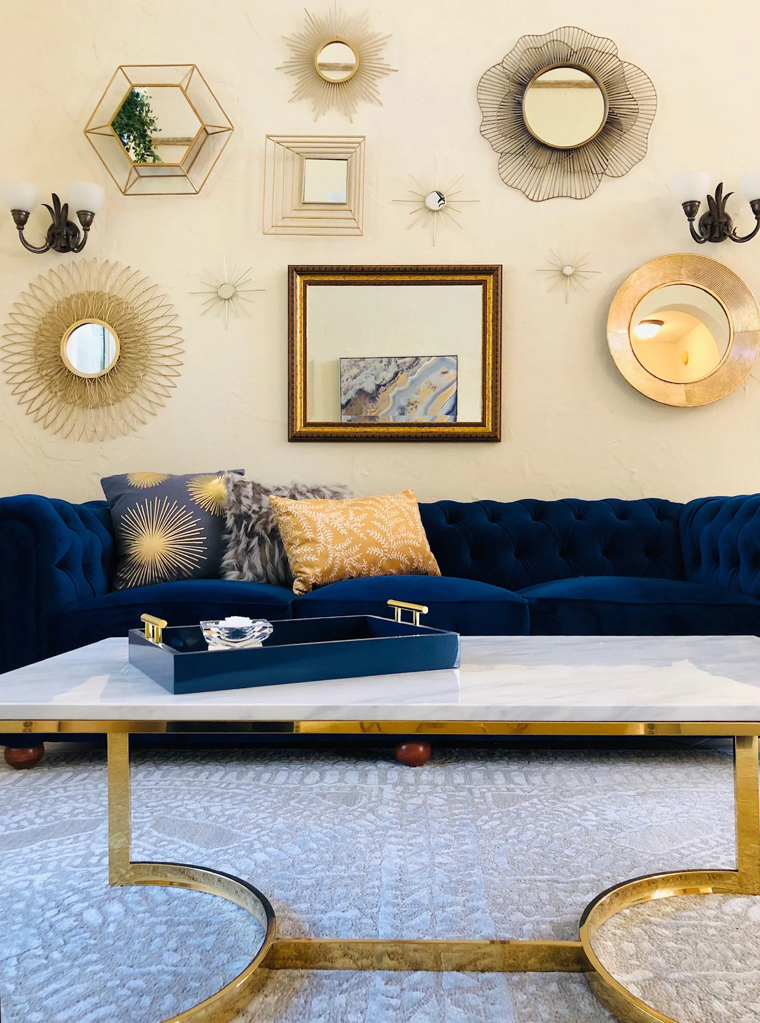 Classic Glam Living Room