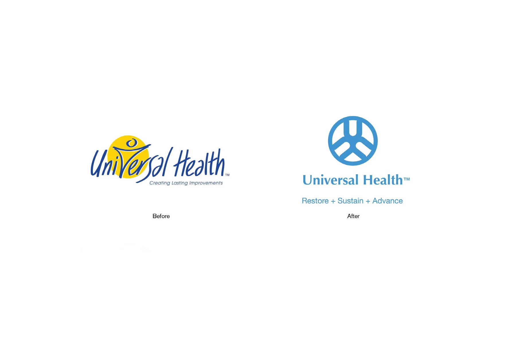 Universal Health logo makeover