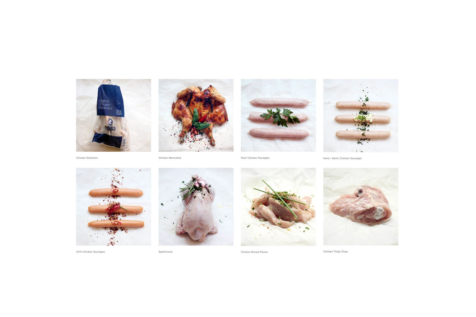 Giglio's Fresh Chicken Website