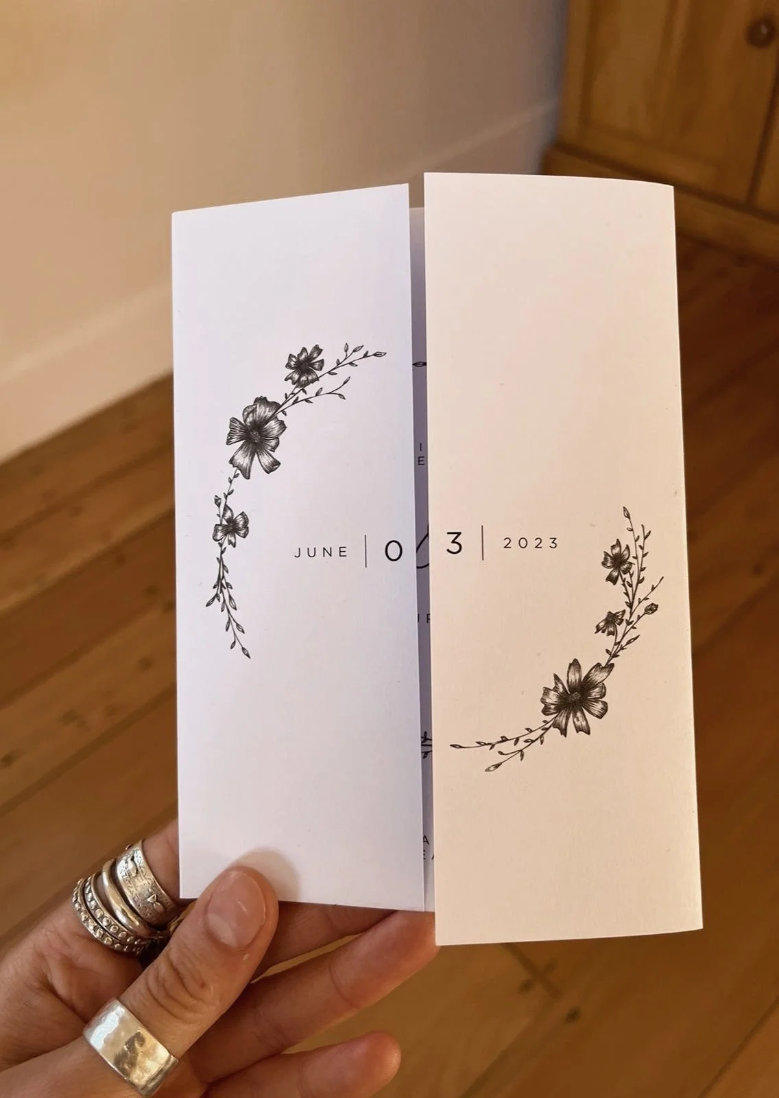 'FREYA &amp; BEN' Wedding Invitation