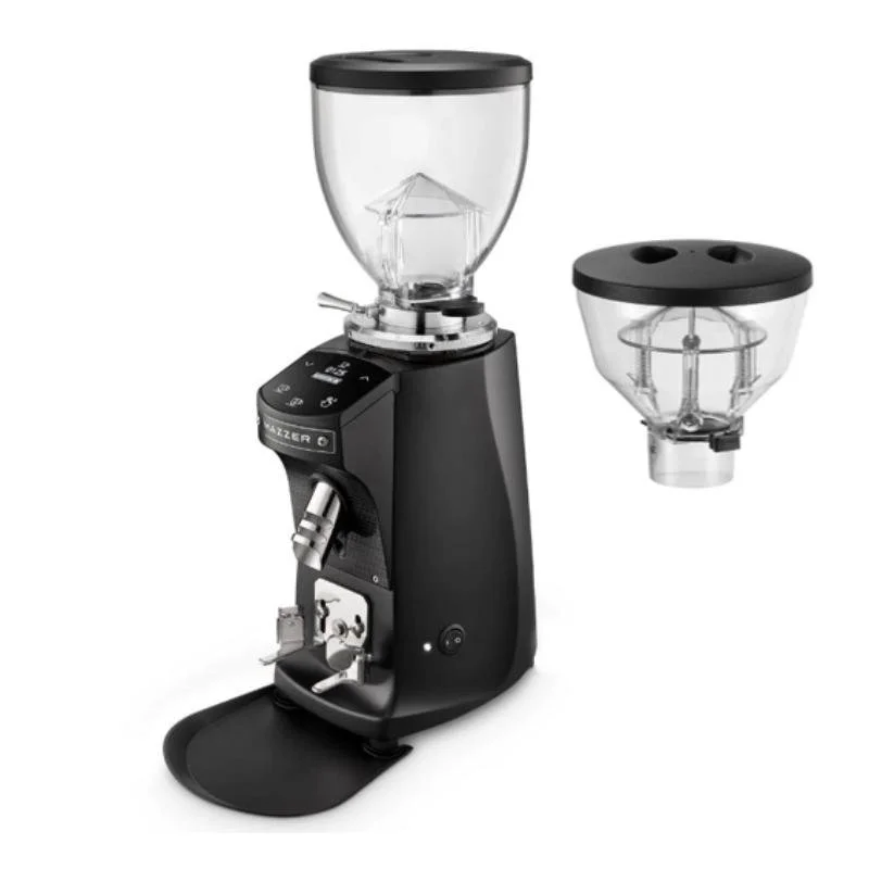 Mazzer Mini E Black 2 hoppers.jpg