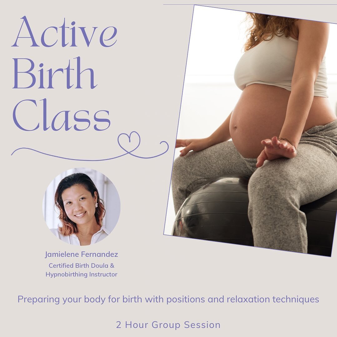 Active Birth group class is a practice-oriented class which complements the Childbirth Preparation course at Mother &amp; Child. The Active Birth group session helps women prepare themselves and their body for labour, during pregnancy. You learn brea