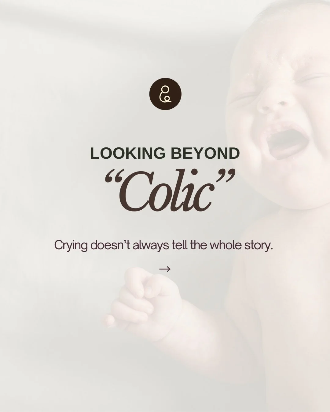 &ldquo;It&rsquo;s just colic.&rdquo;

Sometimes, that phrase can feel reassuring.

And sometimes, it can leave parents feeling like they&rsquo;re expected to simply put up with the crying.

Infant colic is real; but it doesn&rsquo;t mean there is one