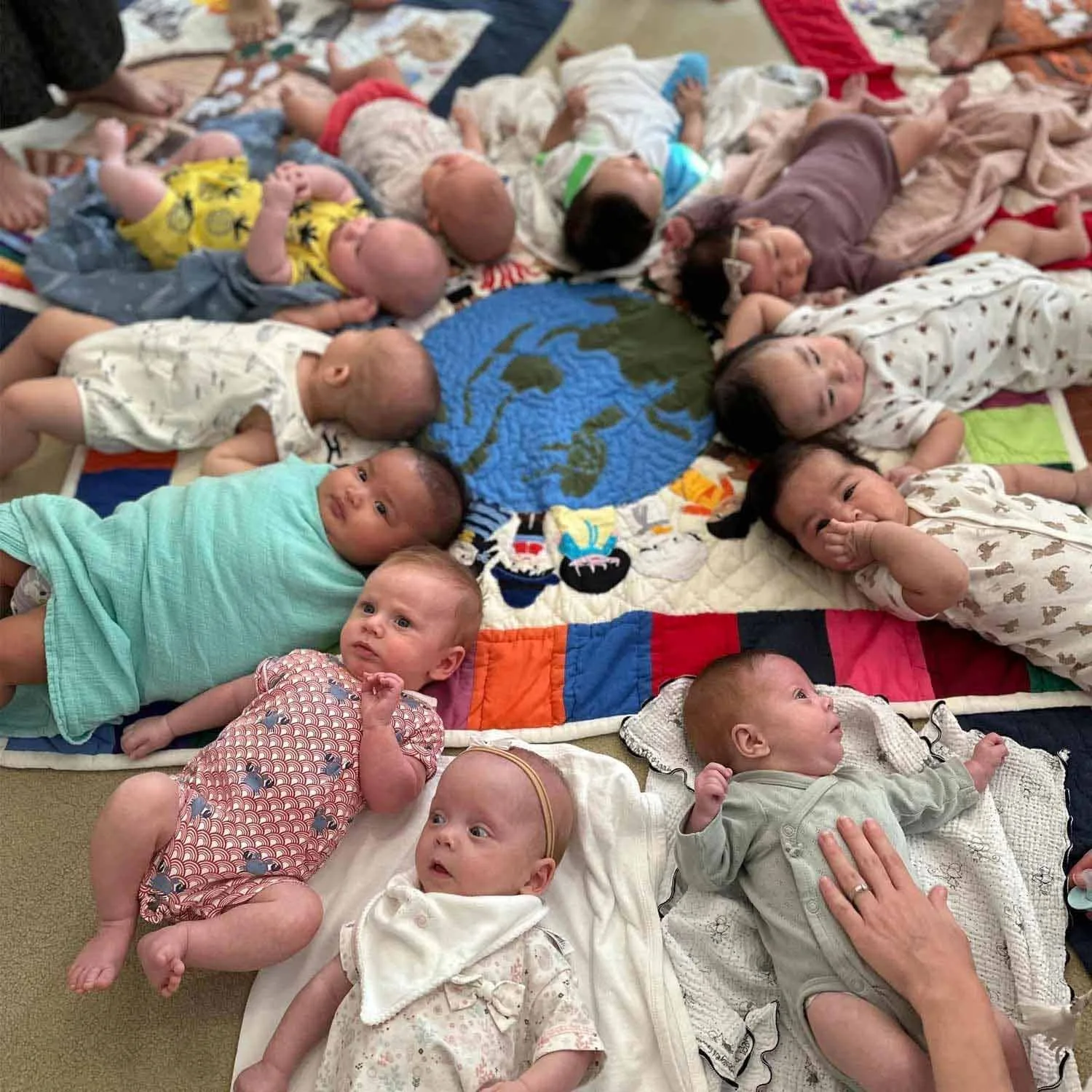 Lactation consultant supporting new mums at Baby Cafe in Singapore