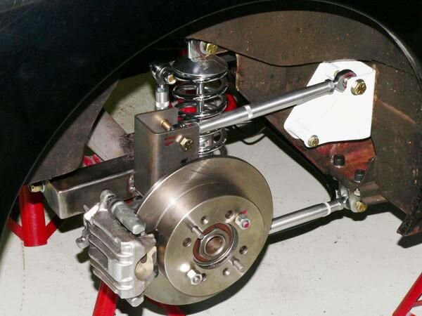 MG Midget competition rear suspension upgrade