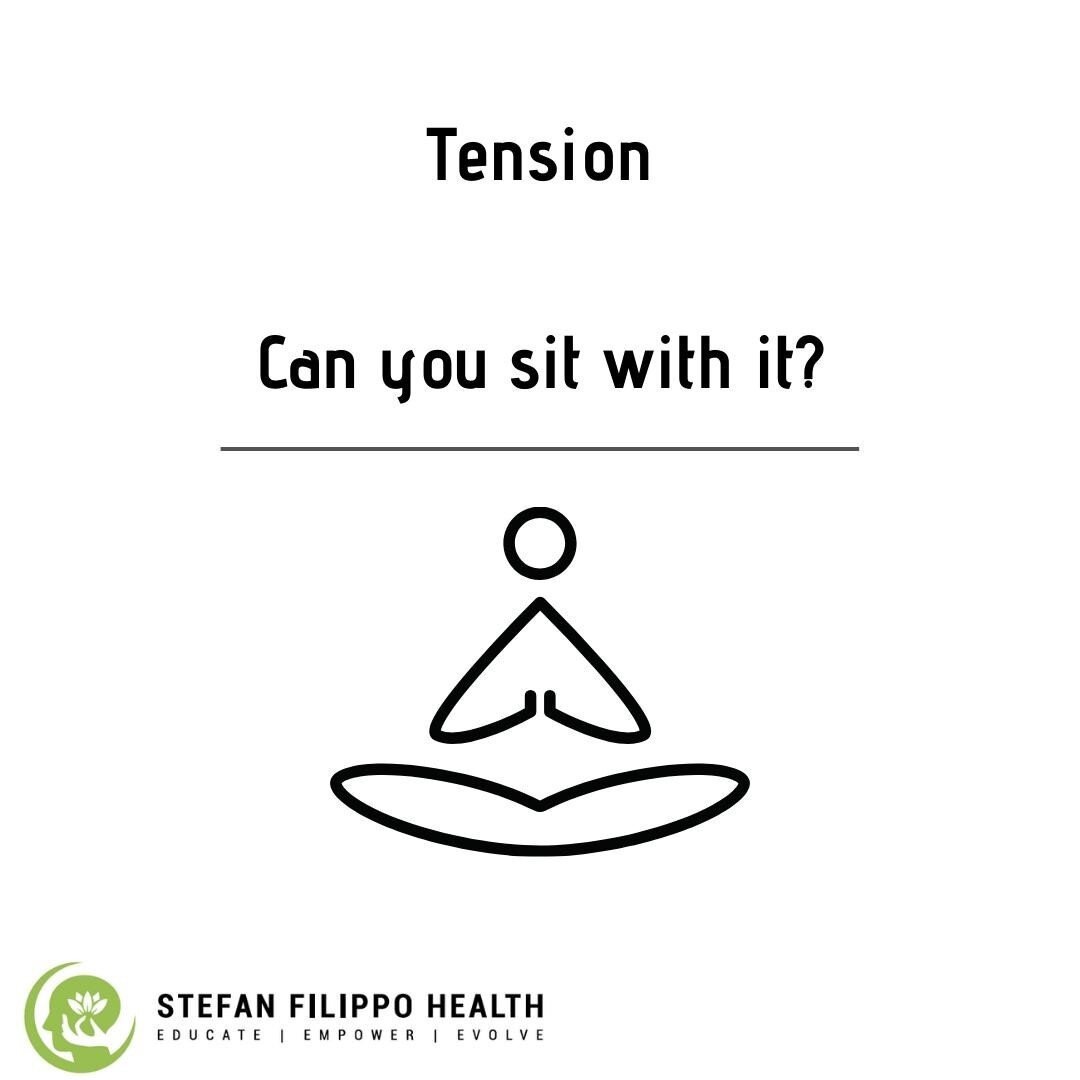 Tension⁠
⁠
Can you sit with the tension of 2 opposing ideas/decisions?⁠
Can you sit with tension in general?⁠
Can you sit with sexual tension without the need to expel it?⁠
Can you sit with the tension of love for someone without giving it all away, 