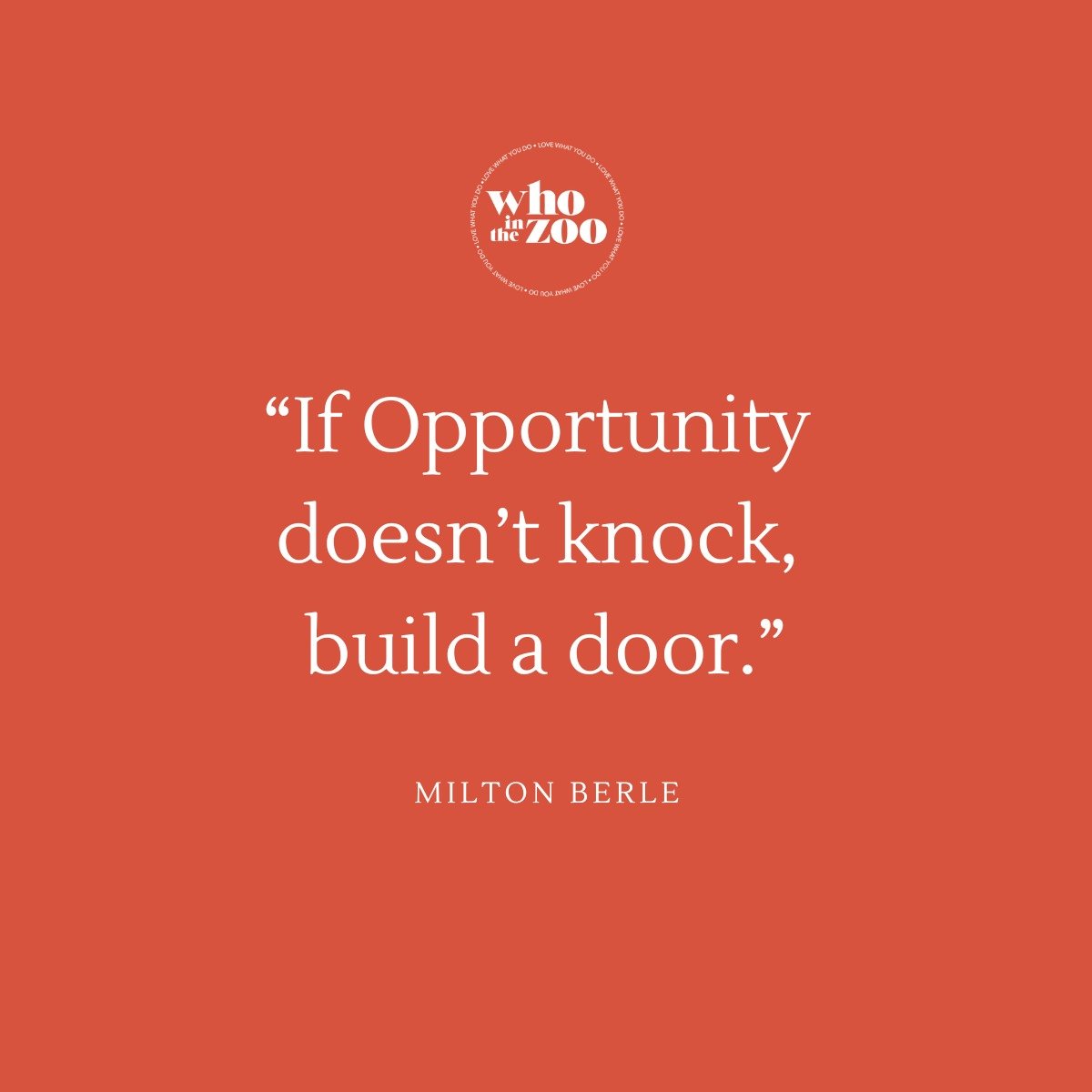 At times, opportunities don&rsquo;t simply come knocking &mdash; sometimes, you need to build the door yourself.

We&rsquo;ve seen countless professionals who didn&rsquo;t wait for the &ldquo;perfect&rdquo; chance. Instead, they created their own pat