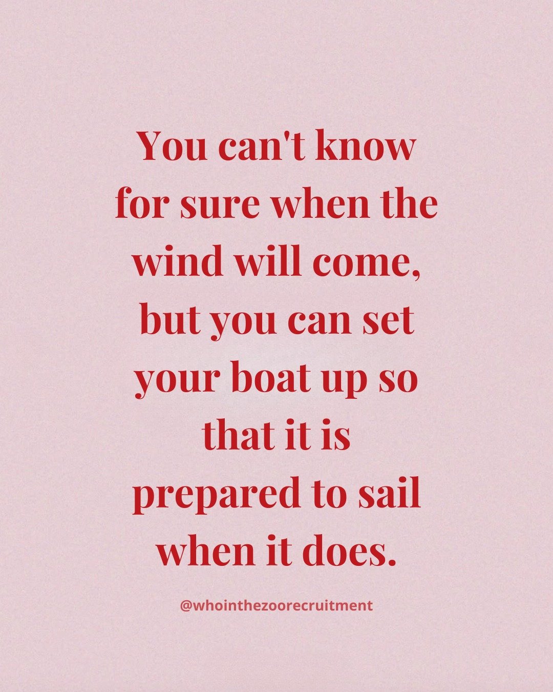 Not everything in your career will be perfectly timed.

Promotions, pivots, new roles, bold decisions... they rarely show up when it&rsquo;s most convenient.

But staying ready? That&rsquo;s something you can control.

Keep learning. Stay curious. Bu