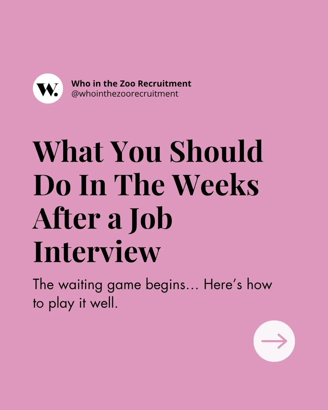 You nailed the interview&hellip; now what?

This week on our Tips &amp; Tricks series, we're diving into a part of the job search that no one prepares you for: the weeks after the interview.

Because if you're feeling:
&gt;&gt; Unsure when to follow 