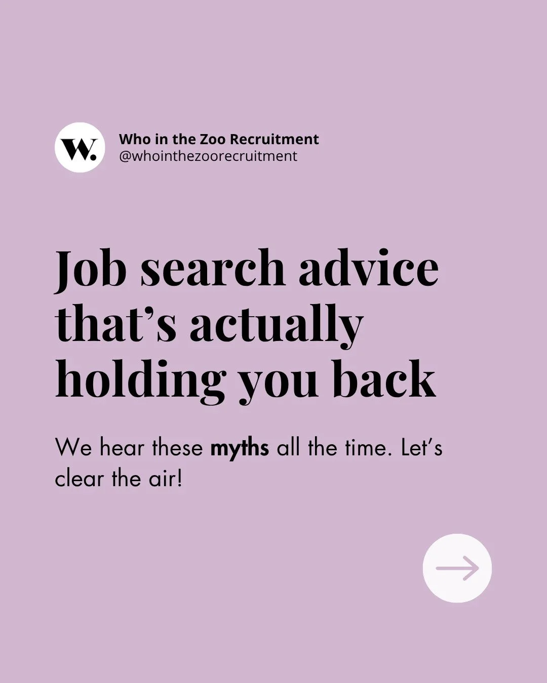 Still believing these job search myths? Let&rsquo;s cut the noise.

We hear them every week. In interviews, inboxes, even from hiring managers.
And honestly? Some of this advice is doing more harm than good.
So, we&rsquo;re setting the record straigh