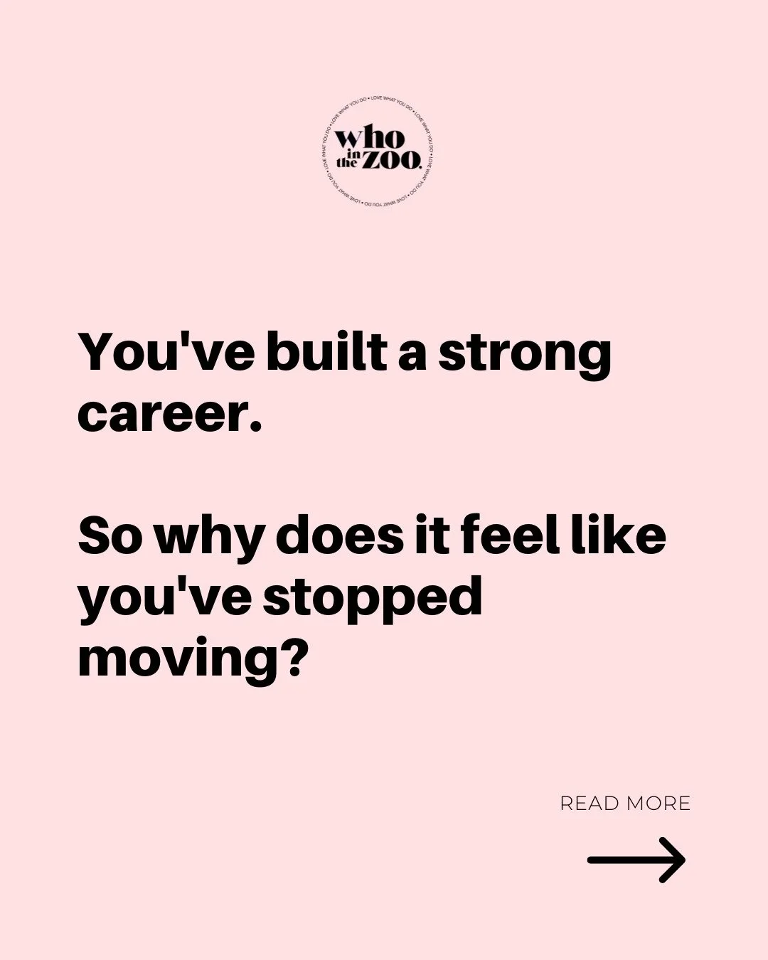 The most uncomfortable career feeling isn't failure. It's being successful and still feeling stuck.

You've done everything right. Built the experience. Earned the title. Delivered the results.

And yet something feels stalled.

That's not a sign you