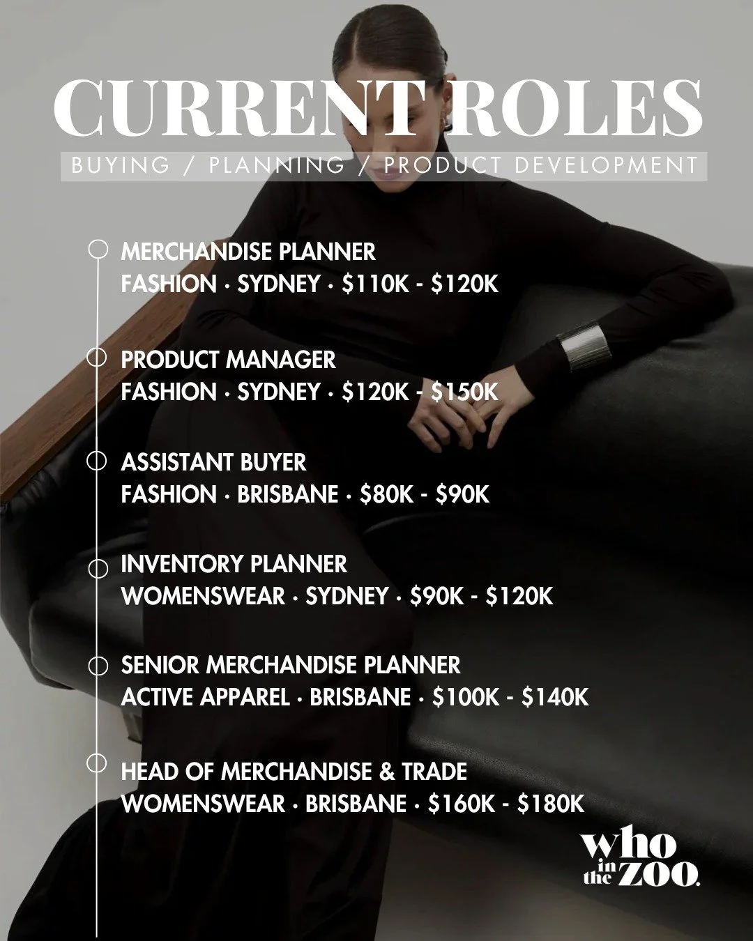 Not every role is for everyone. But one of these might be exactly for you ❤️&zwj;🔥

New roles just dropped across fashion, retail &amp; lifestyle, buying, design, marketing, ops and more!

Browse what's NEW. Head to our Website!