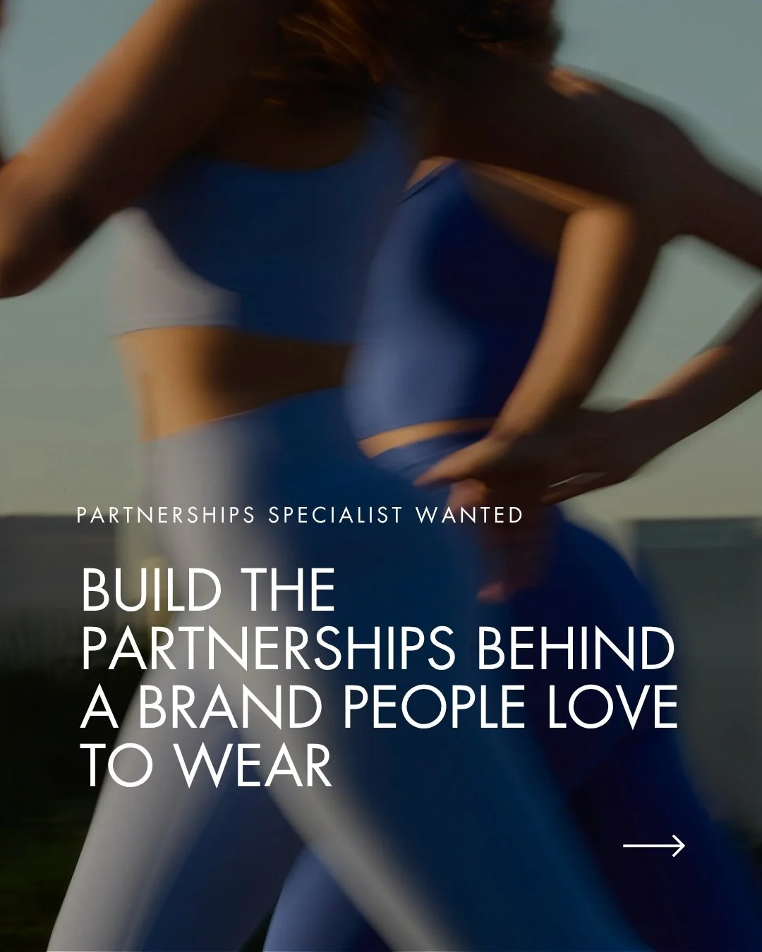 Creator partnerships aren't a marketing add-on anymore, for activewear brands, they're the growth engine. 💙

We're on the hunt for a PARTNERSHIPS &amp; INFLUENCER SPECIALIST to join a fast-growing activewear brand's marketing team.

You'll be the on