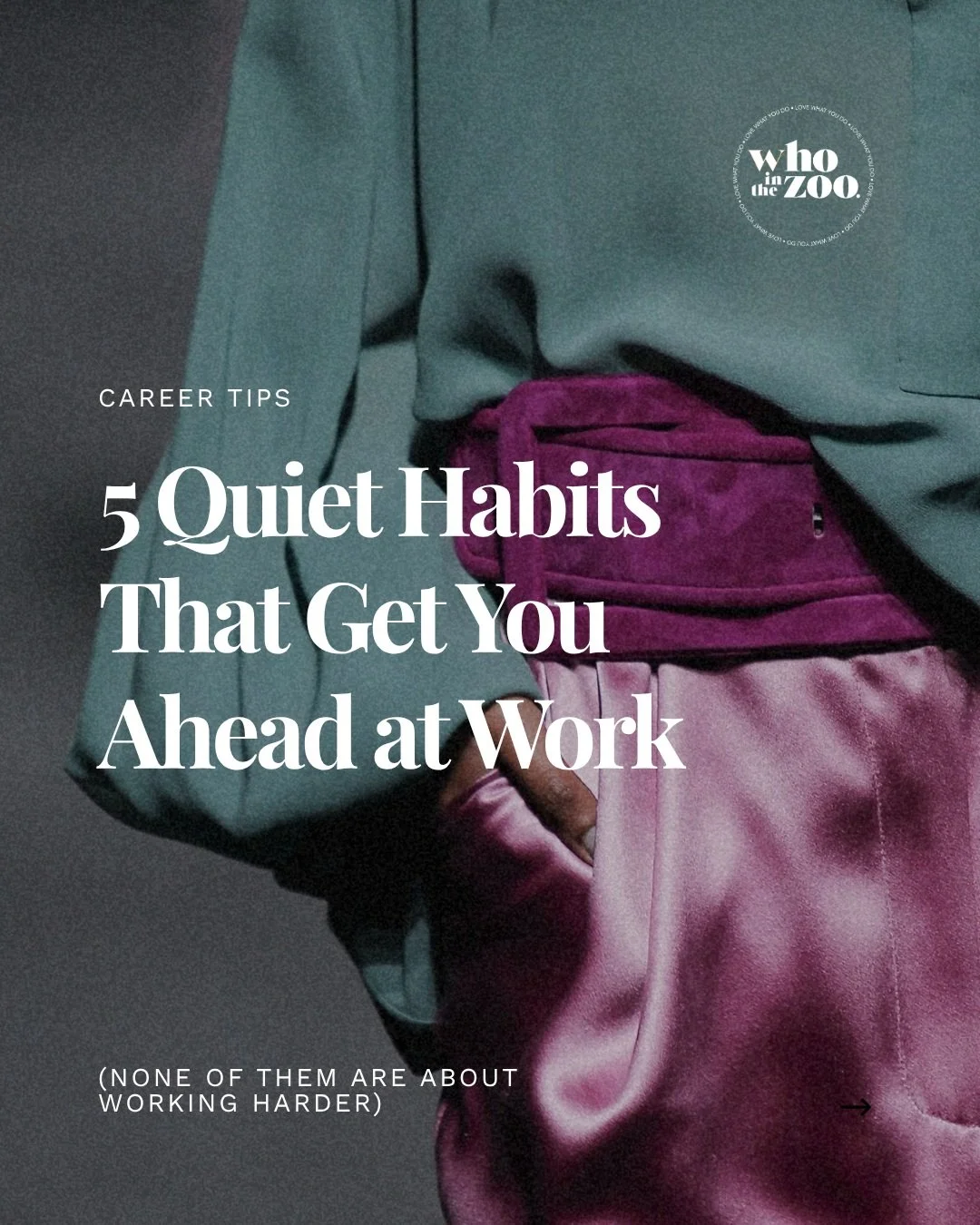 5 habits that quietly get you ahead at work 👀 (none of them are "work harder")

- Reply first, not last
- Ask the second question
- Fix it before it's escalated
- Make your manager look good
- Be easy to work with

None of this is on a job