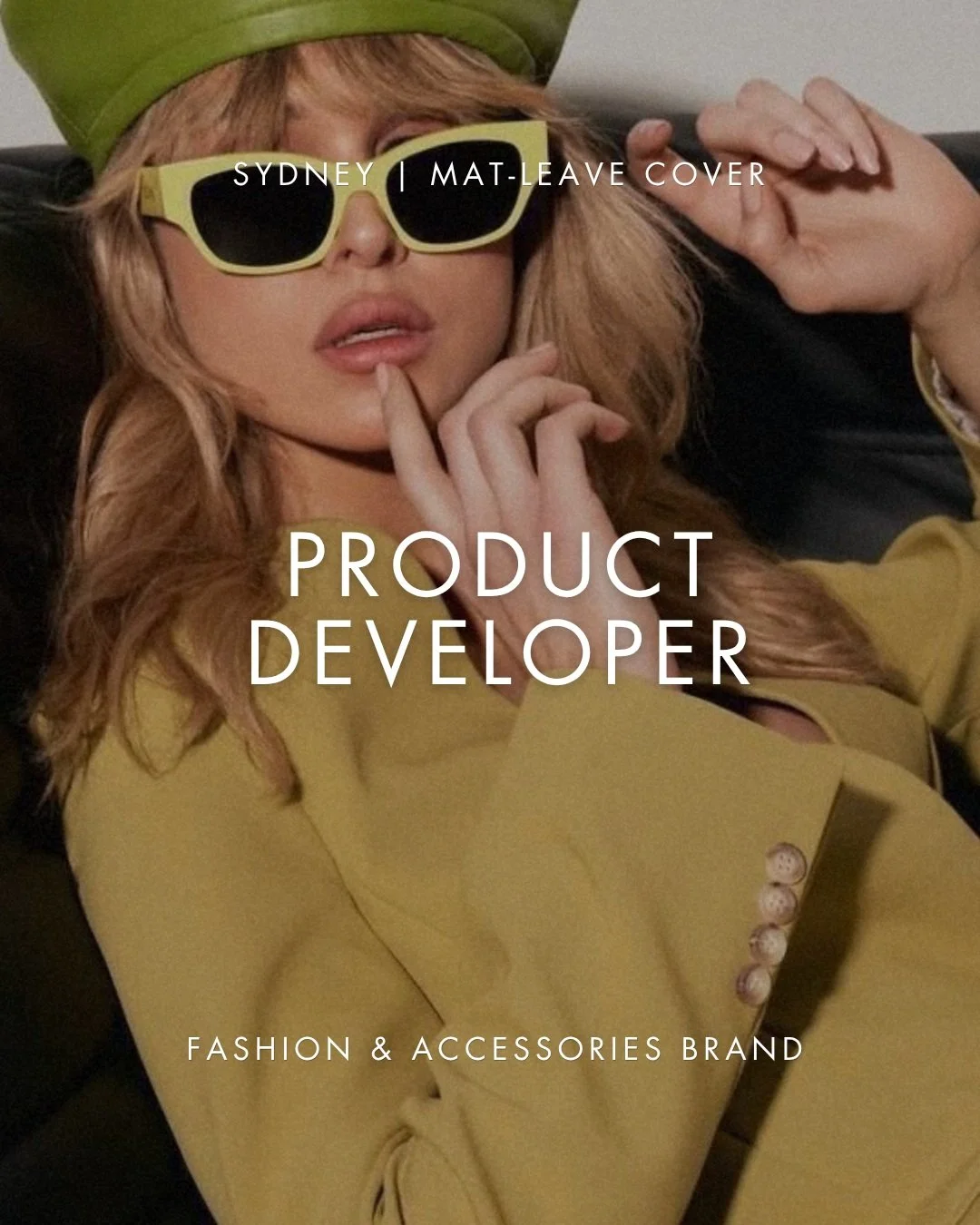 Accessories Product Developer | 12-Month Contract | $110K &ndash; $120K + Super

A leading fashion brand is looking for an experienced Accessories Product Developer to cover maternity leave, with potential to extend.

You'll own the full development 