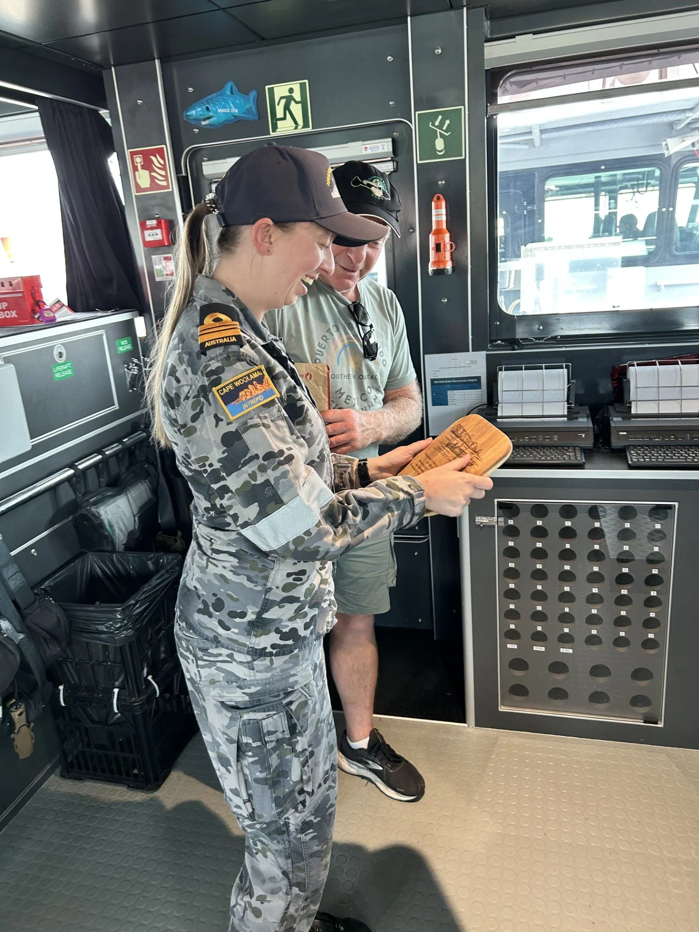 Alan McLean presenting plaque to Danielle Couch.jpg