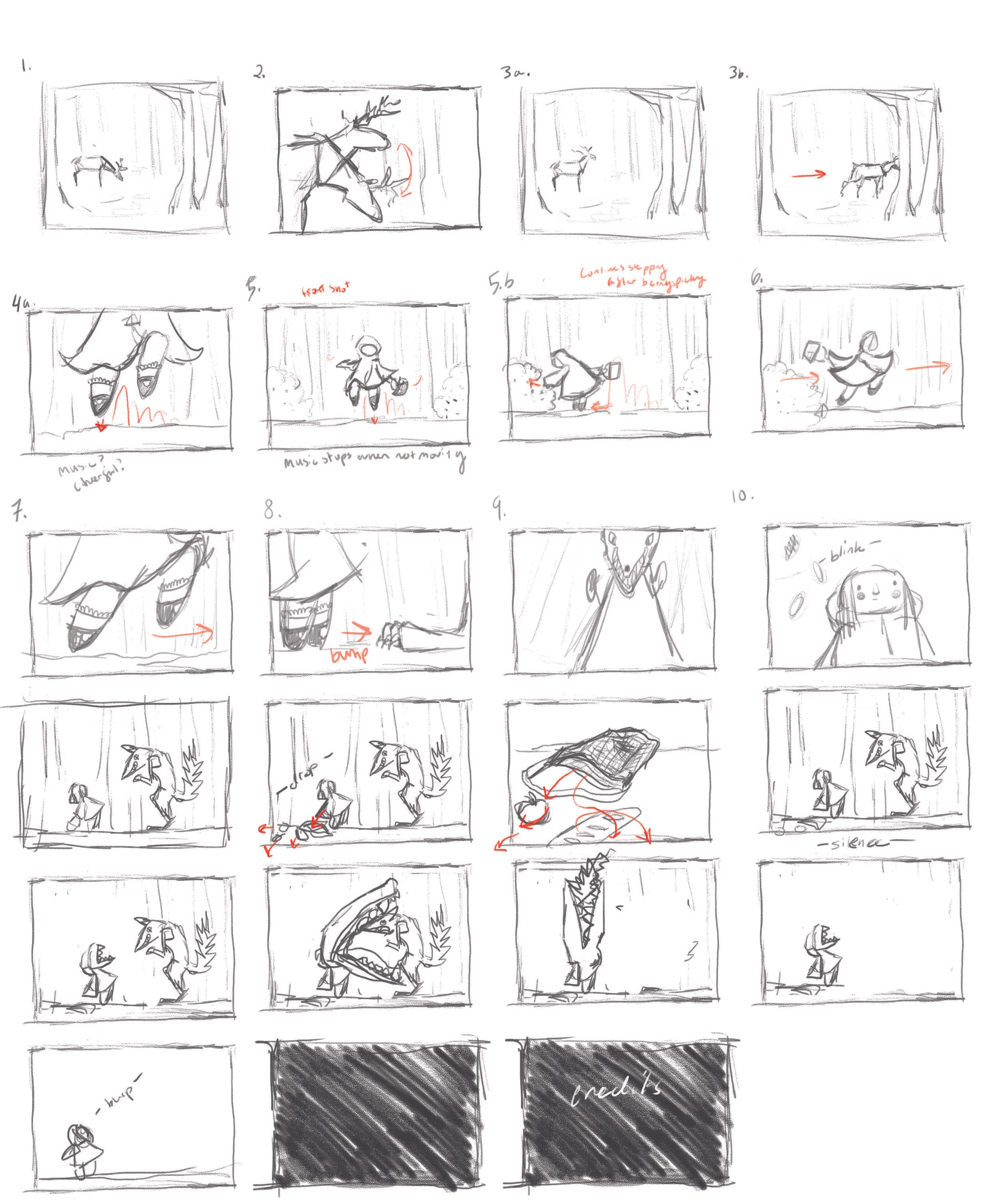 Little Red Storyboard