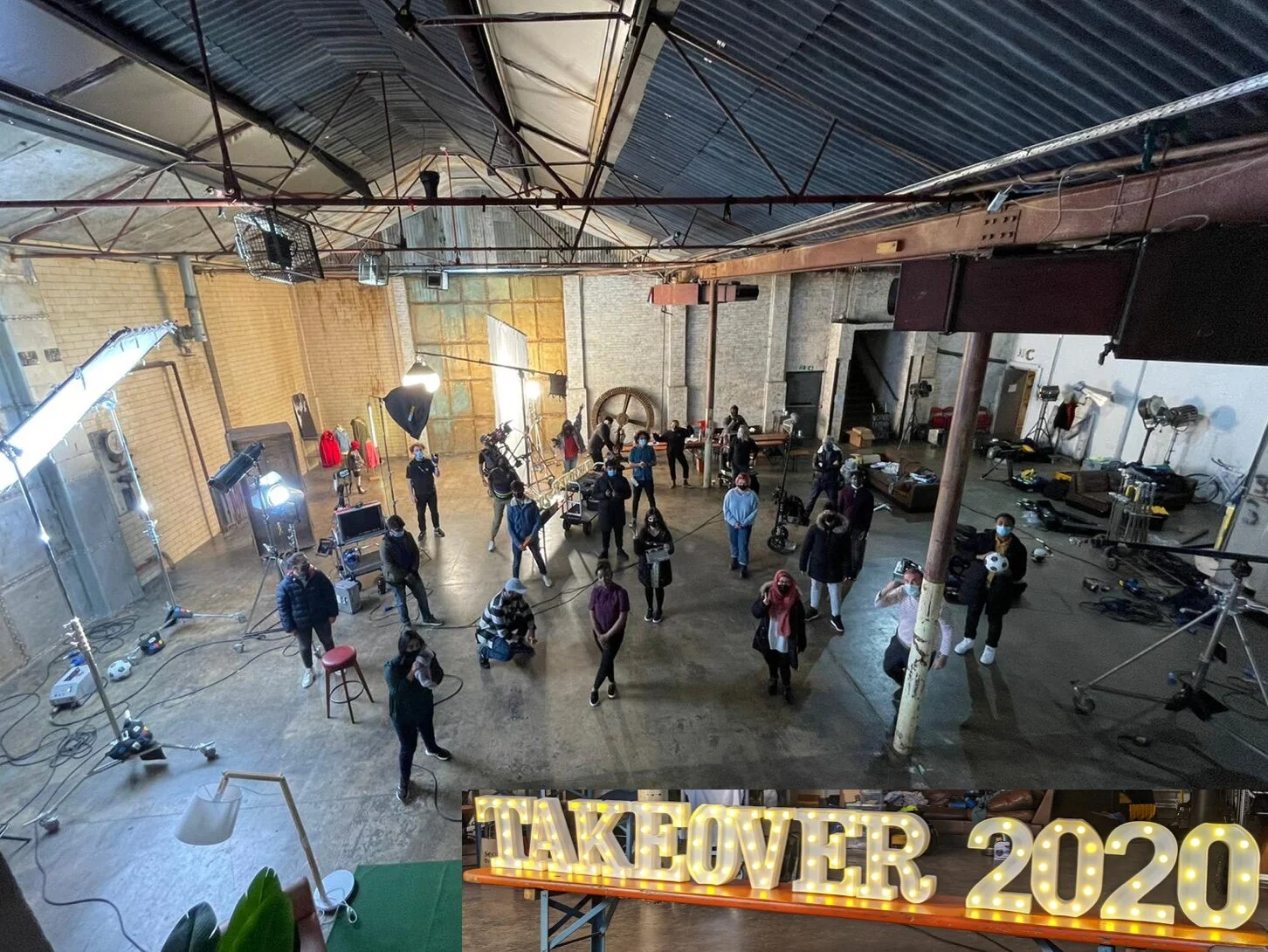 NewVIc media production students takeover BT Sport!