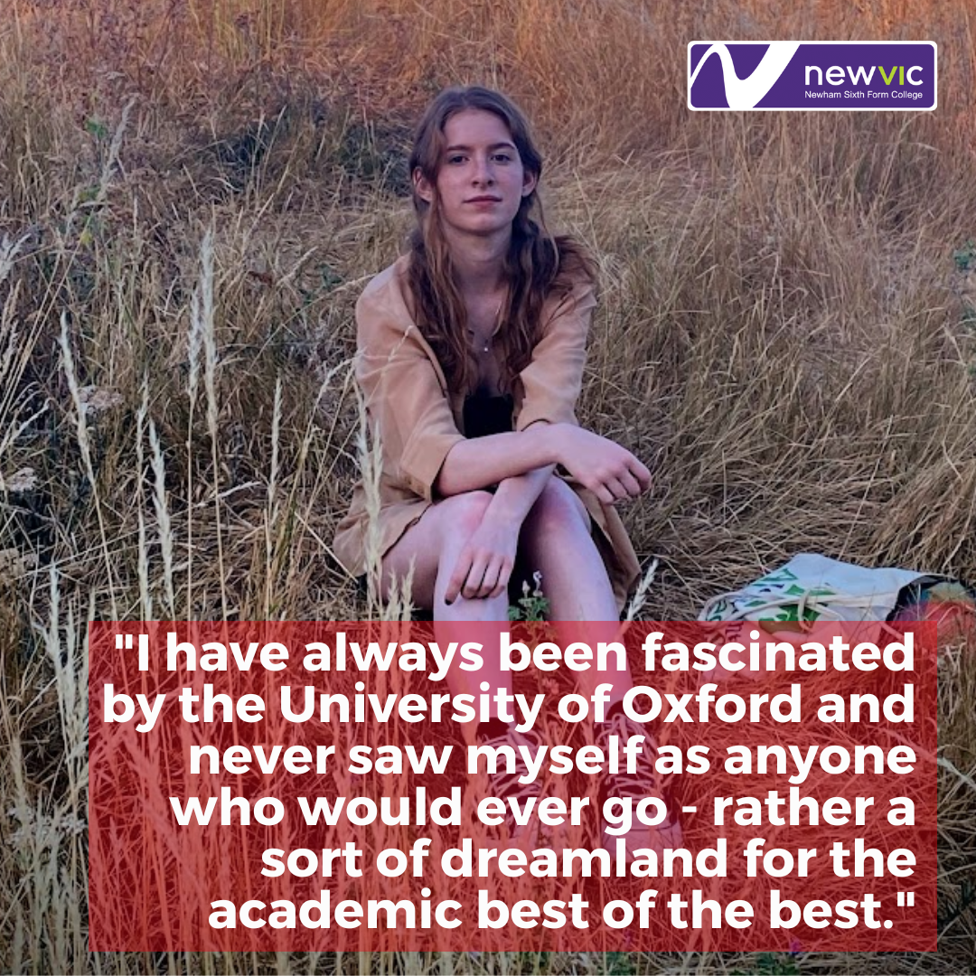 NewVIc student lands dream place to study at the University of Oxford