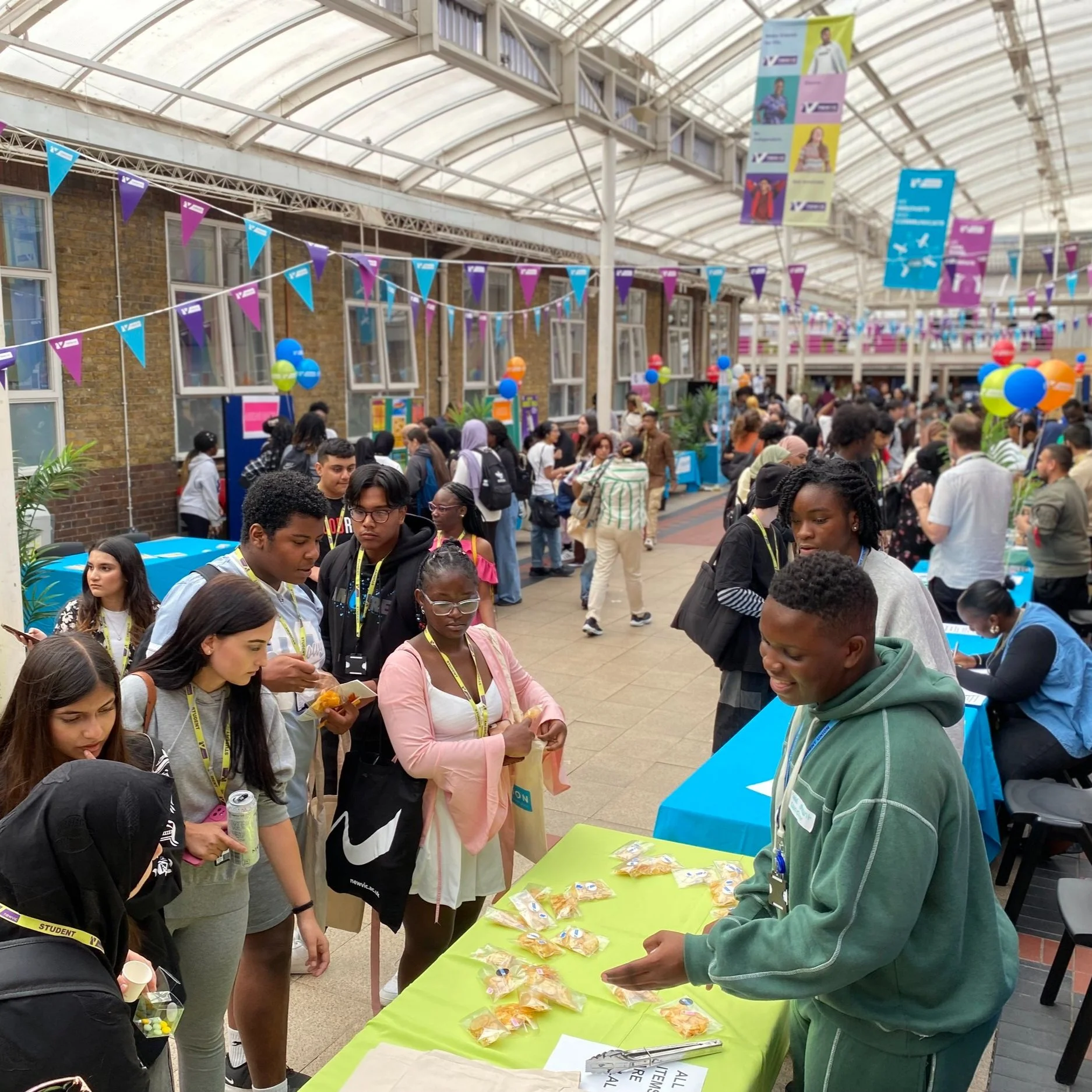 NewVIc launches a silent Freshers Fair designed to support learners’ mental health and wellbeing.