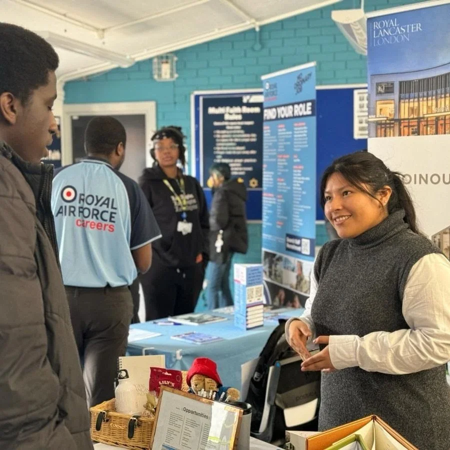 London employers support NewVIc students at Apprenticeship Fair