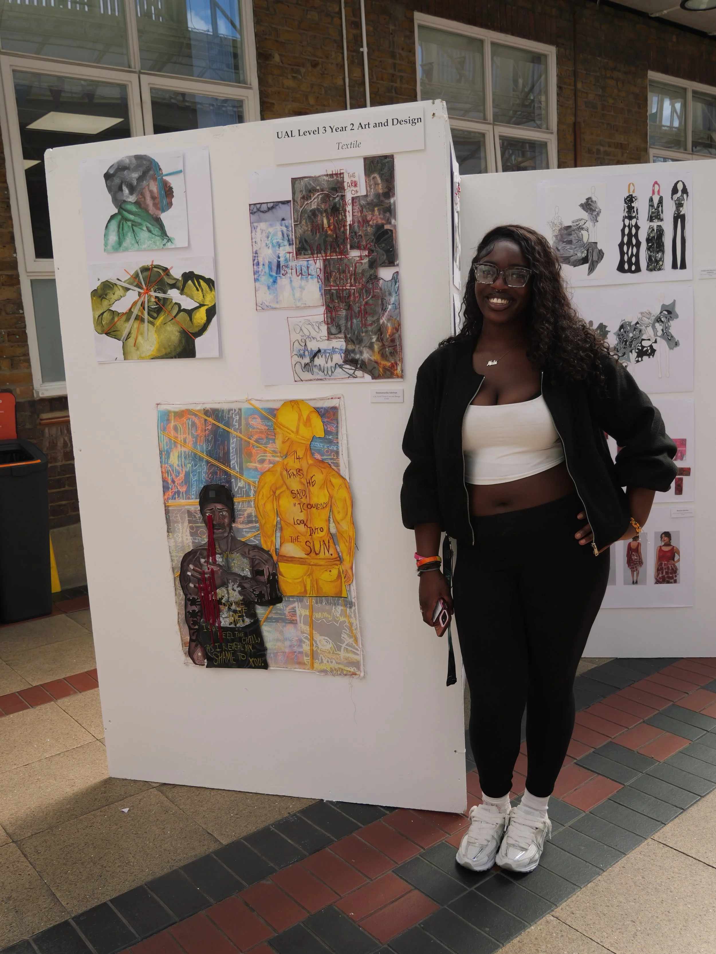 End of Year Art and Design, Fashion and Textiles and Creative Media Showcase.