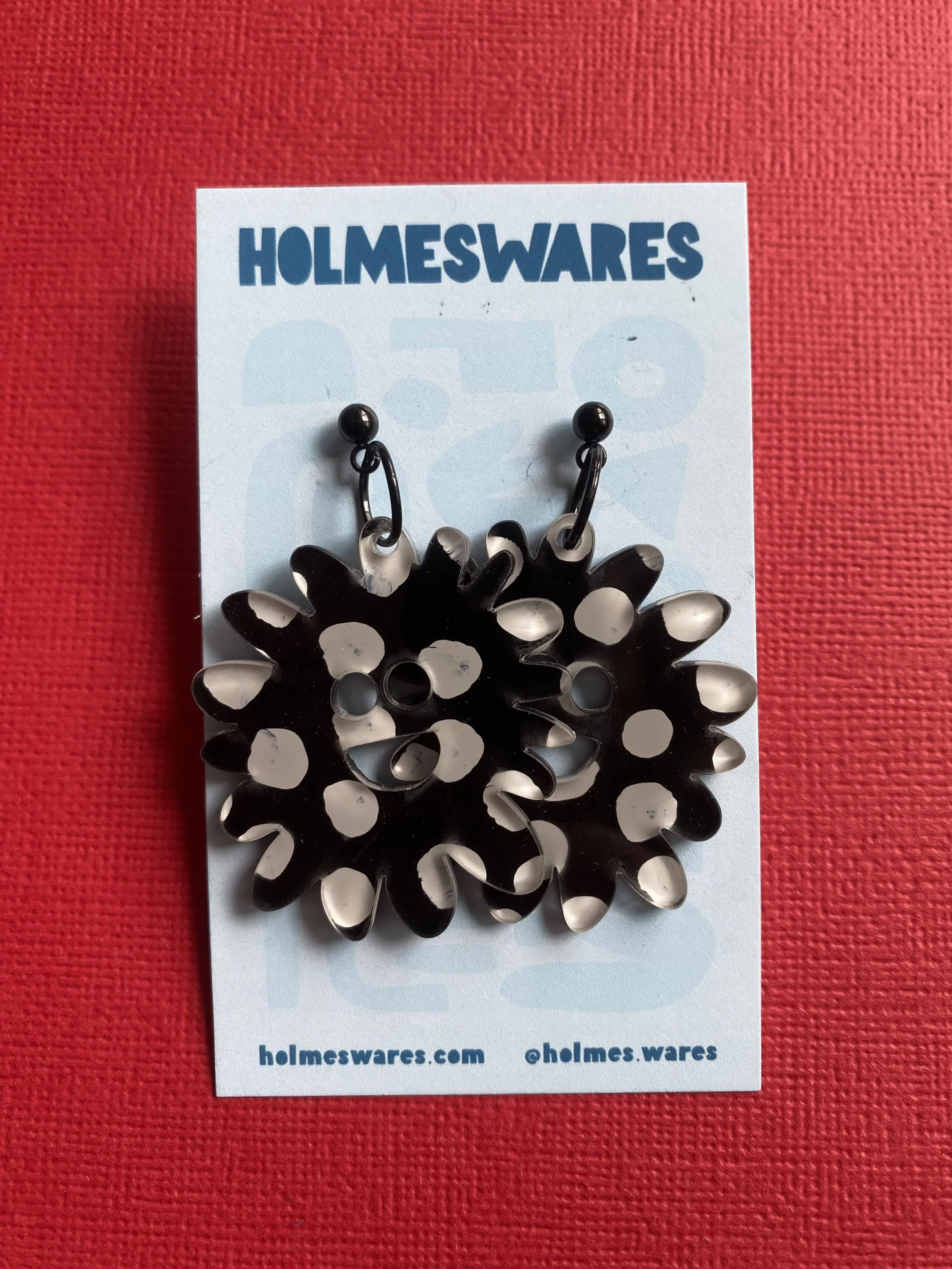 Hand painted earrings - 433