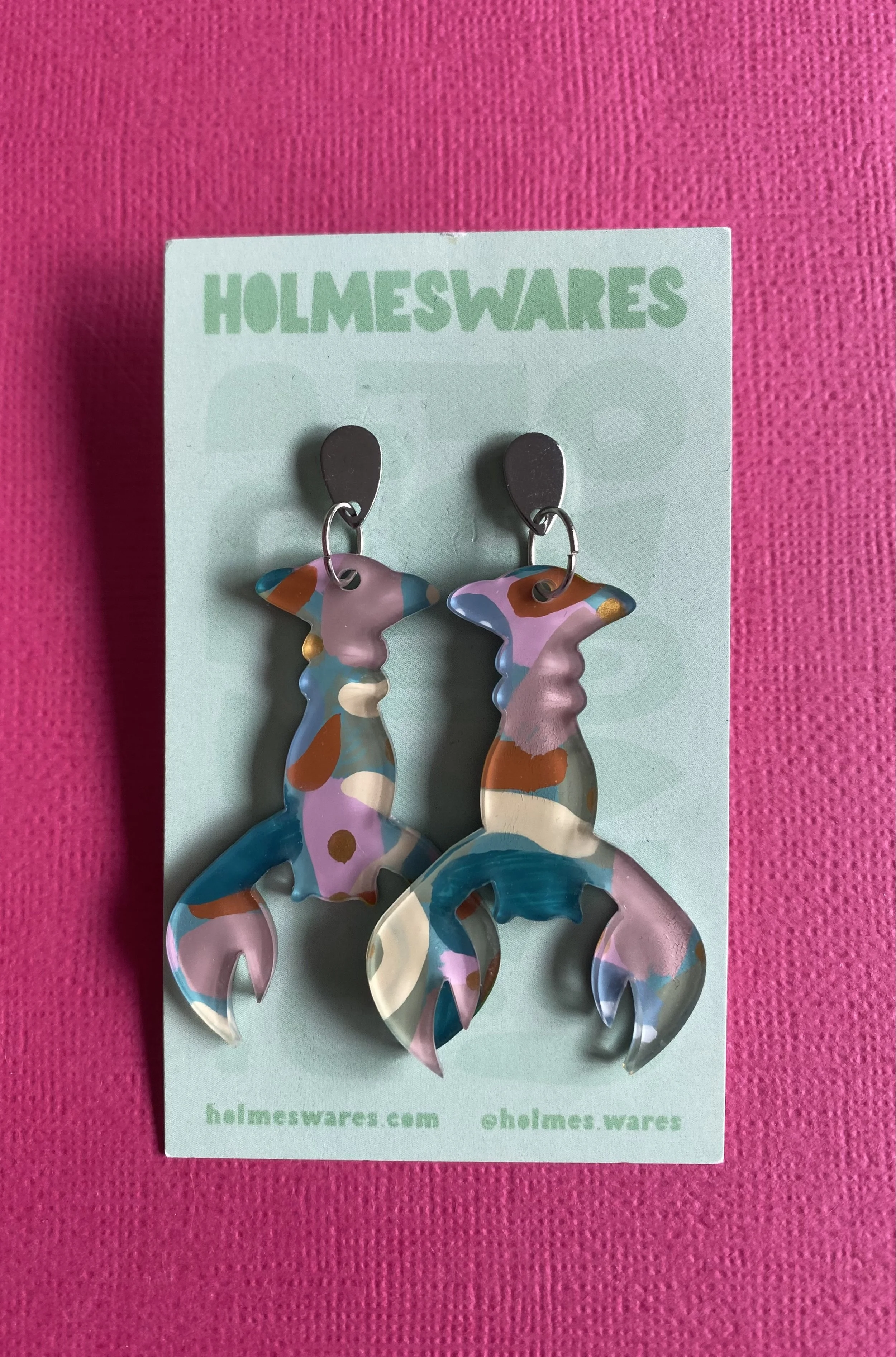 Hand painted earrings - 425