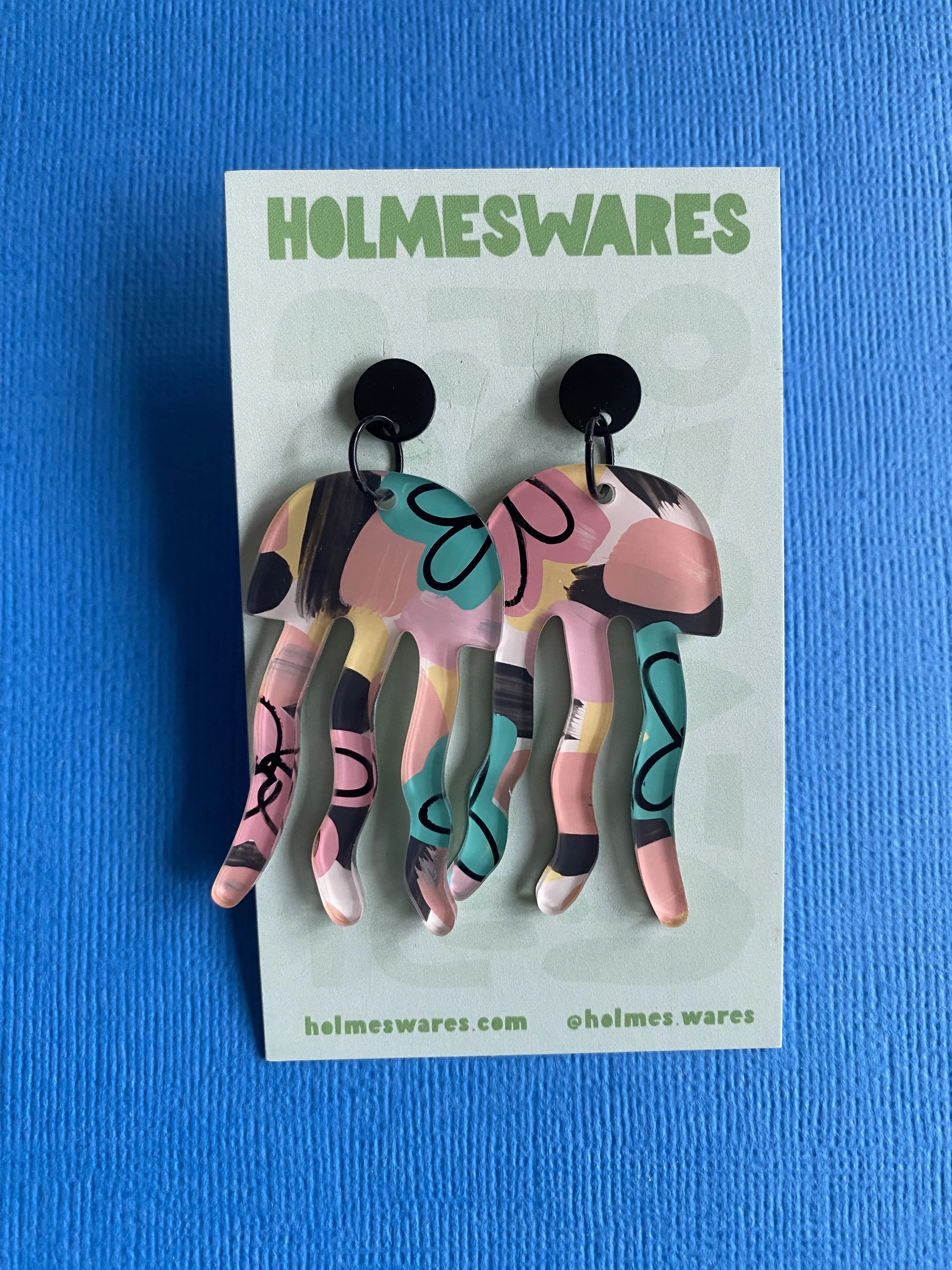 Hand painted earrings - 272