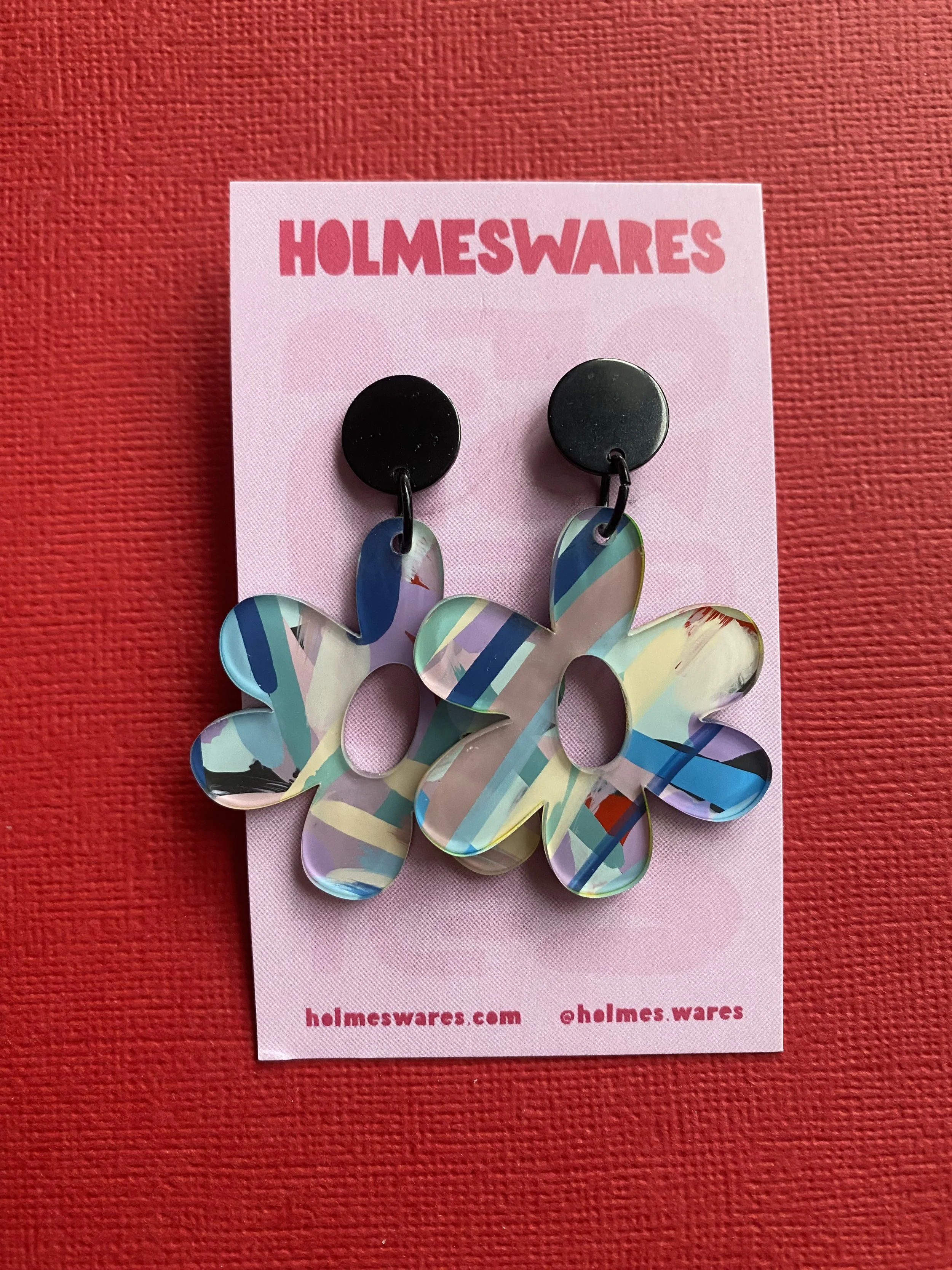 Hand painted earrings - 283