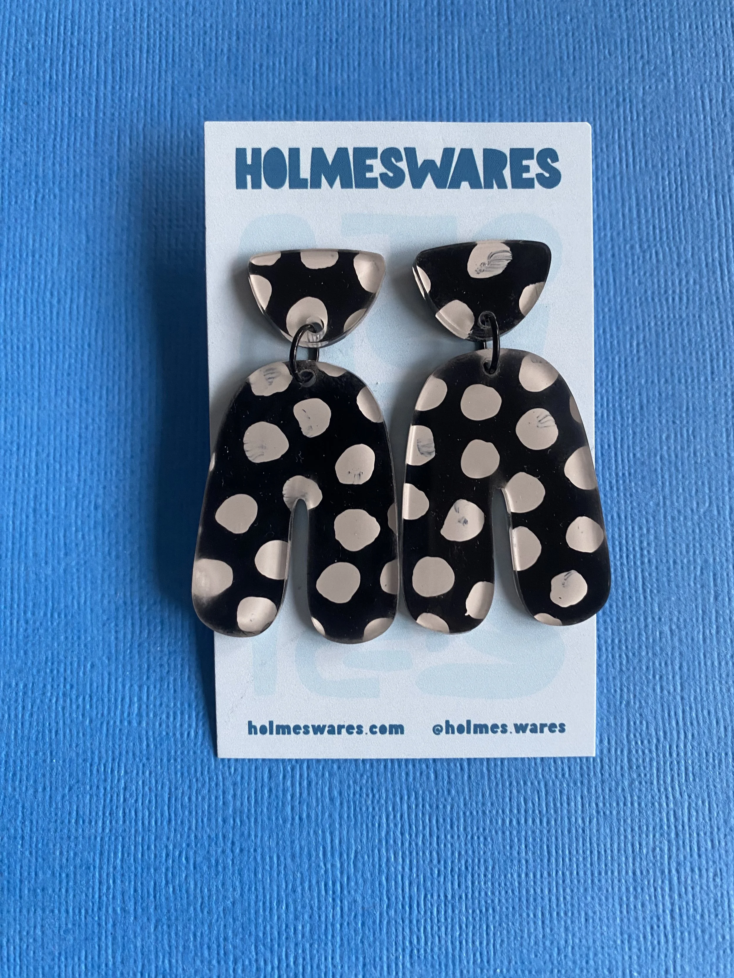 Hand painted earrings - 273