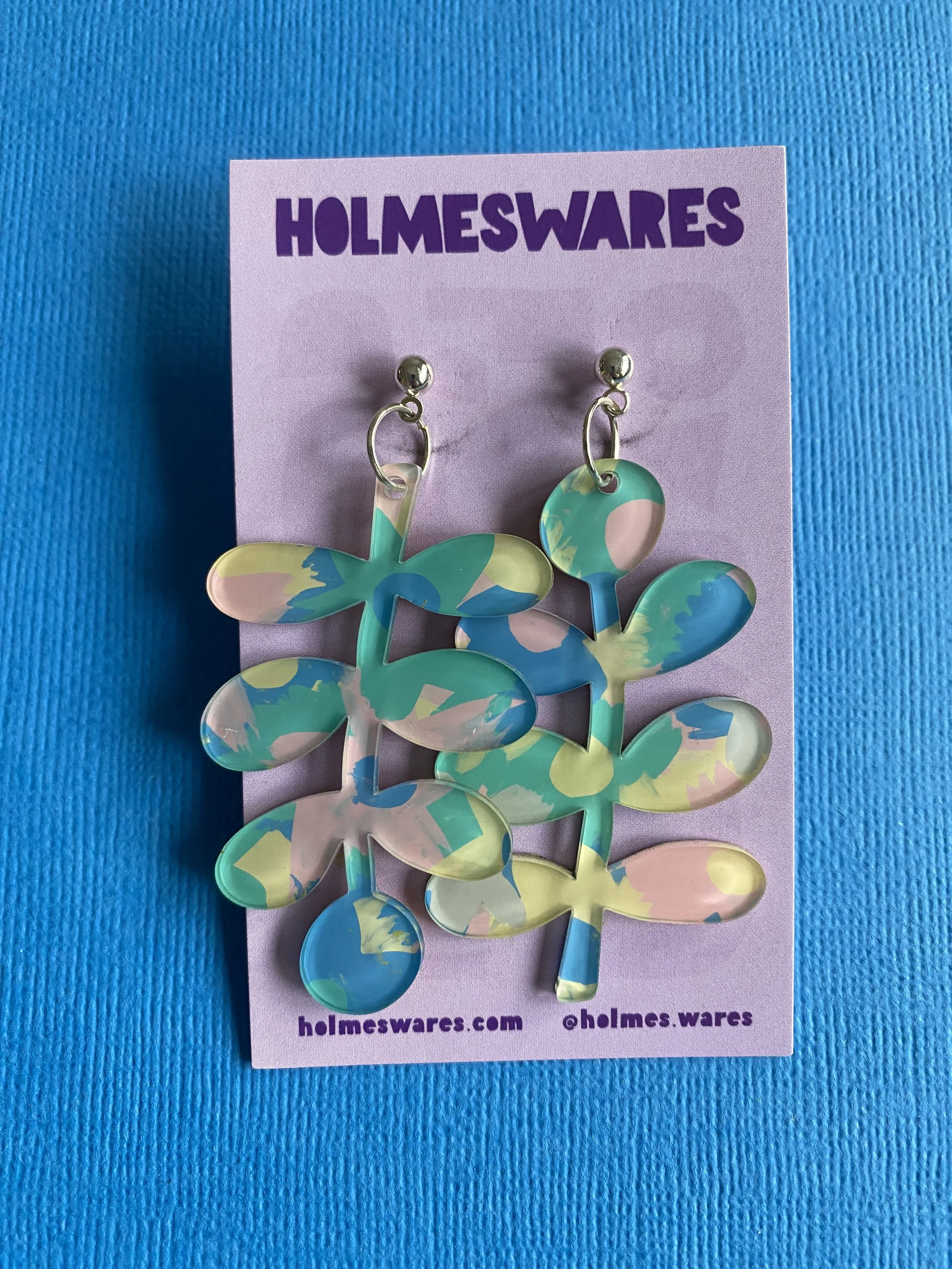 Hand painted earrings - 261