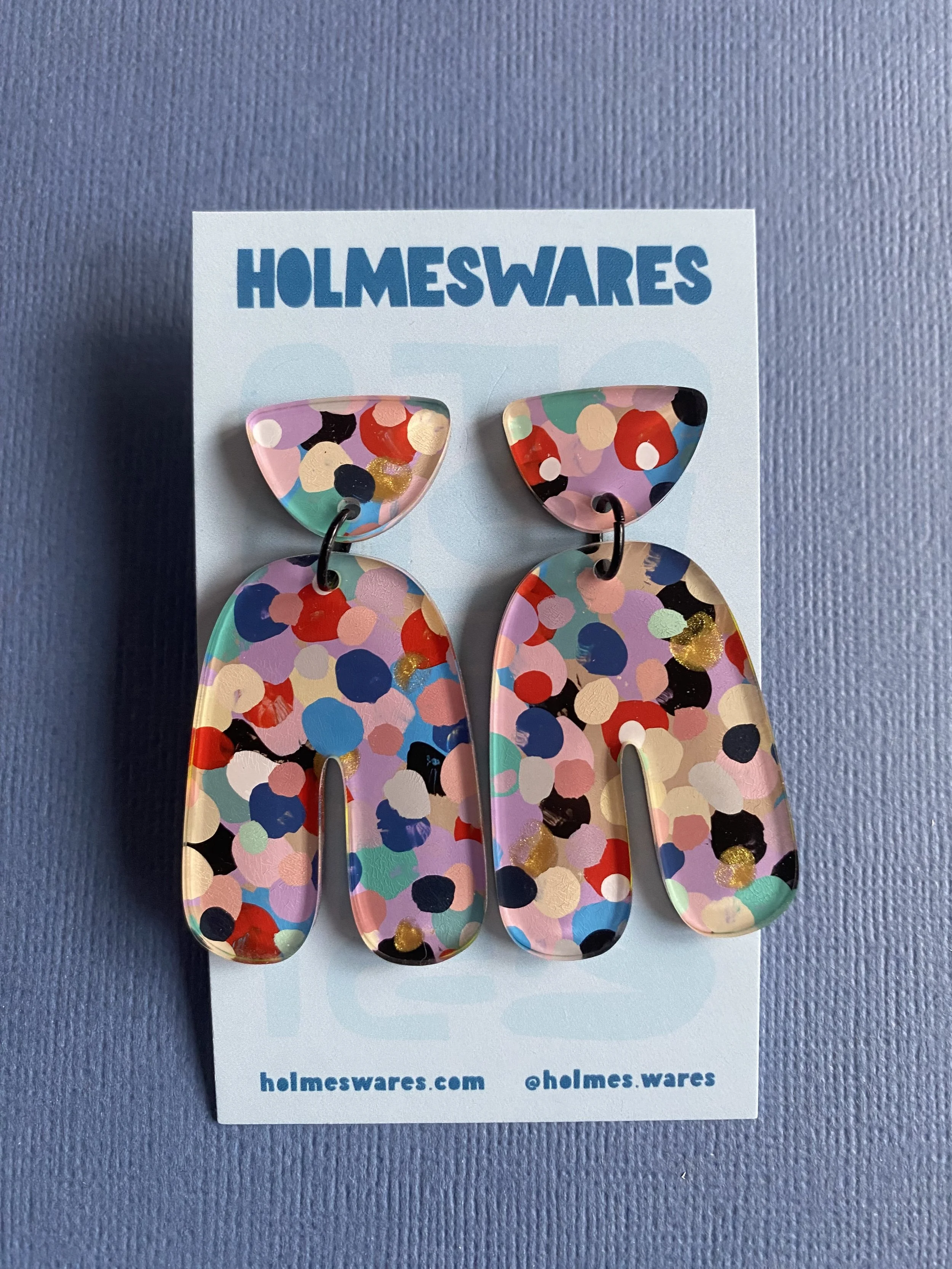 Hand painted earrings - 266