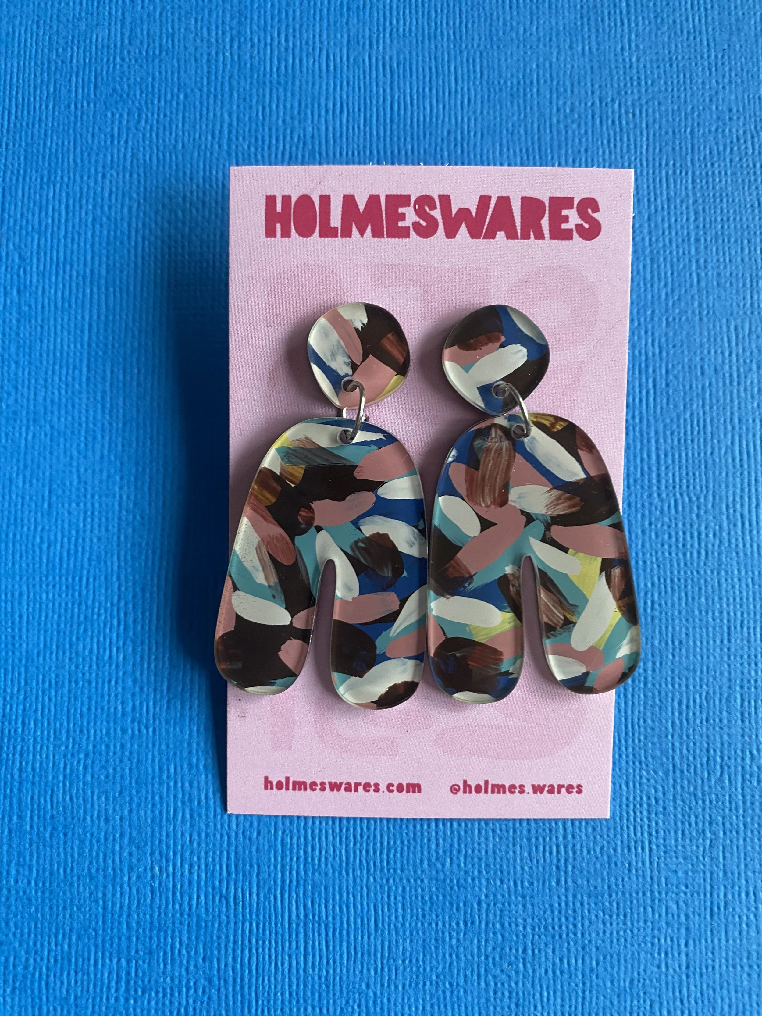 Hand painted earrings - 274