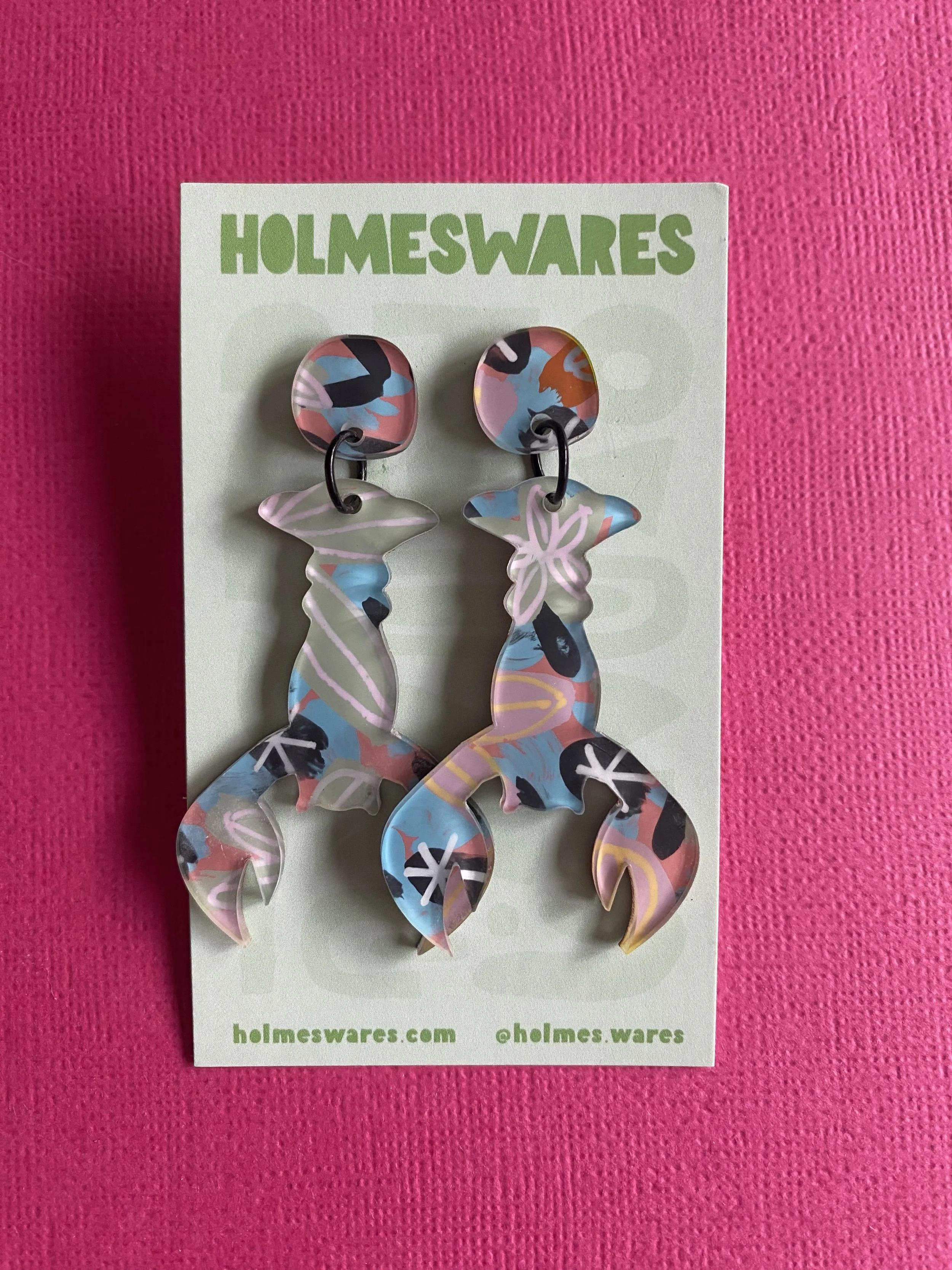 Hand painted earrings - 271