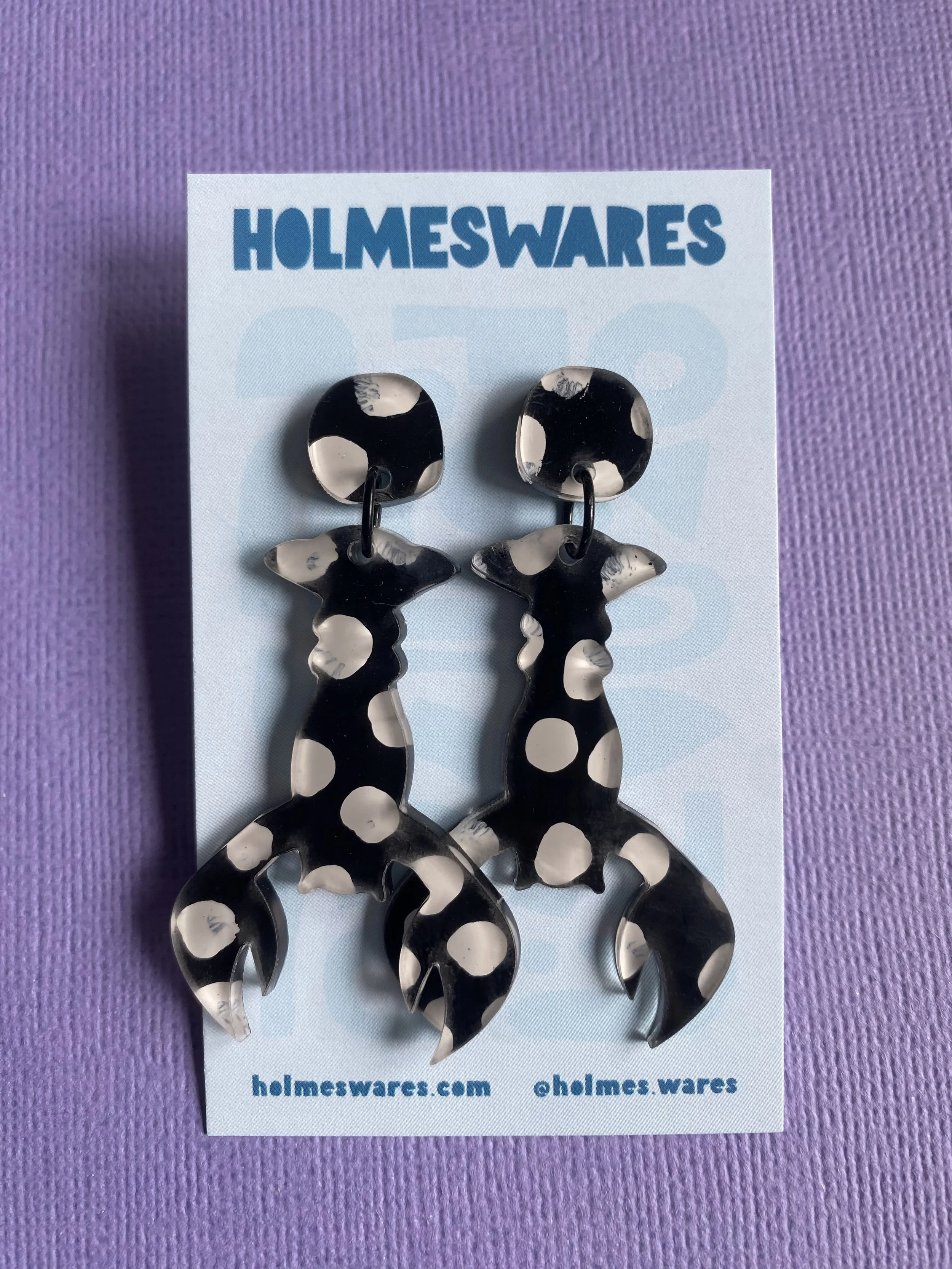 Hand painted earrings - 431