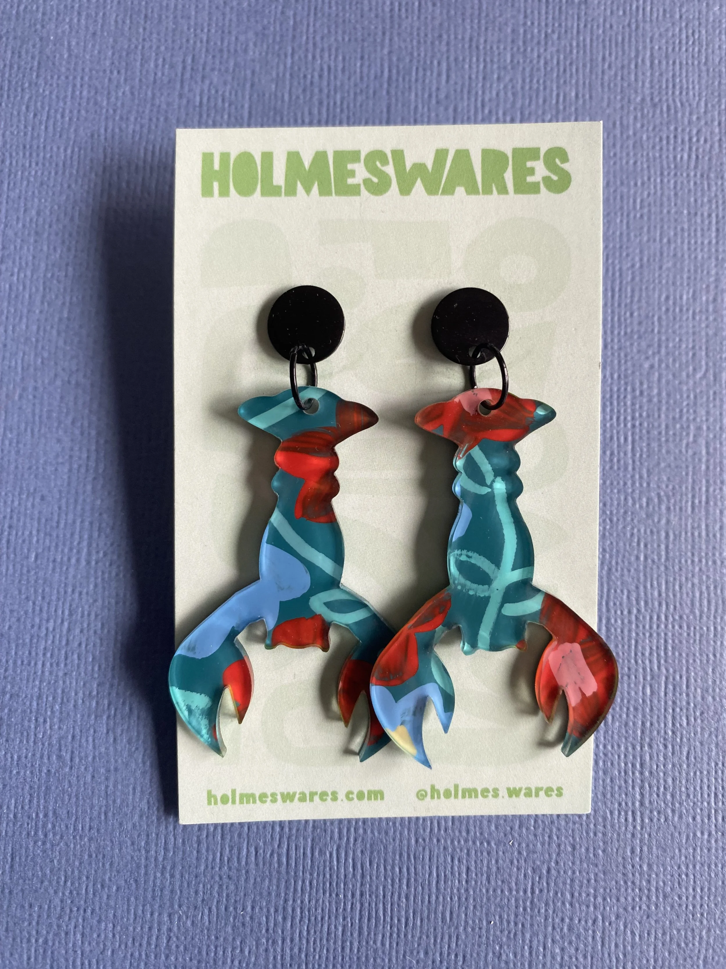 Hand painted earrings - 439