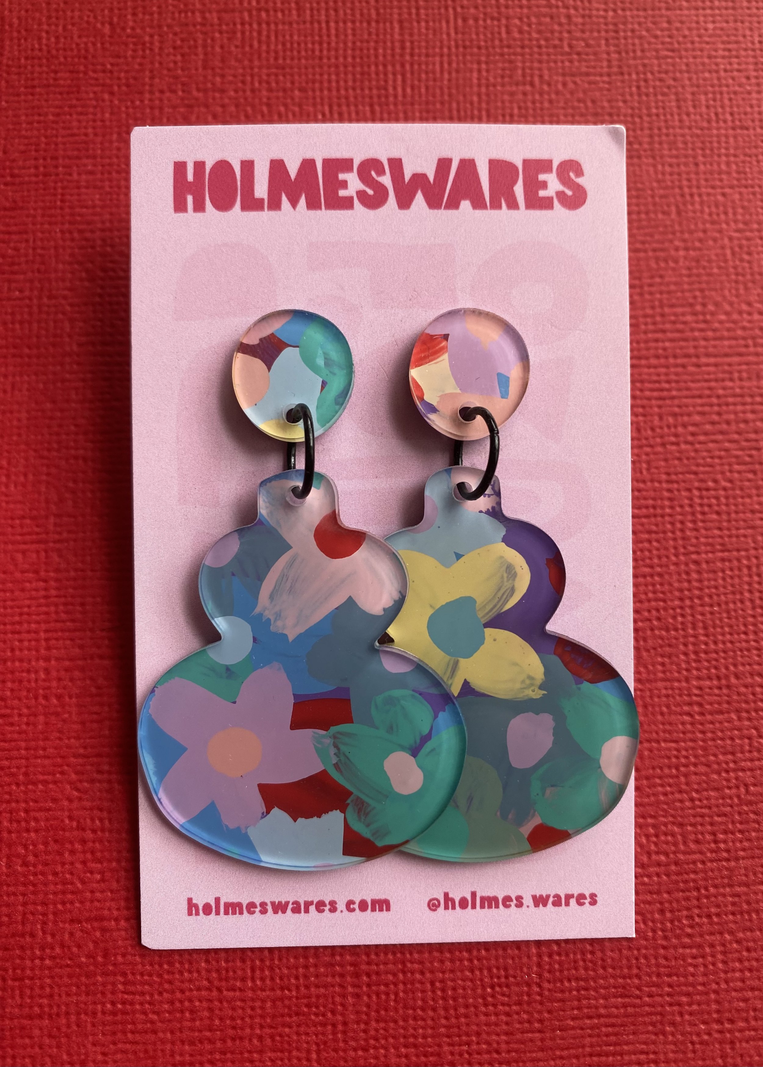 Hand painted earrings - 435